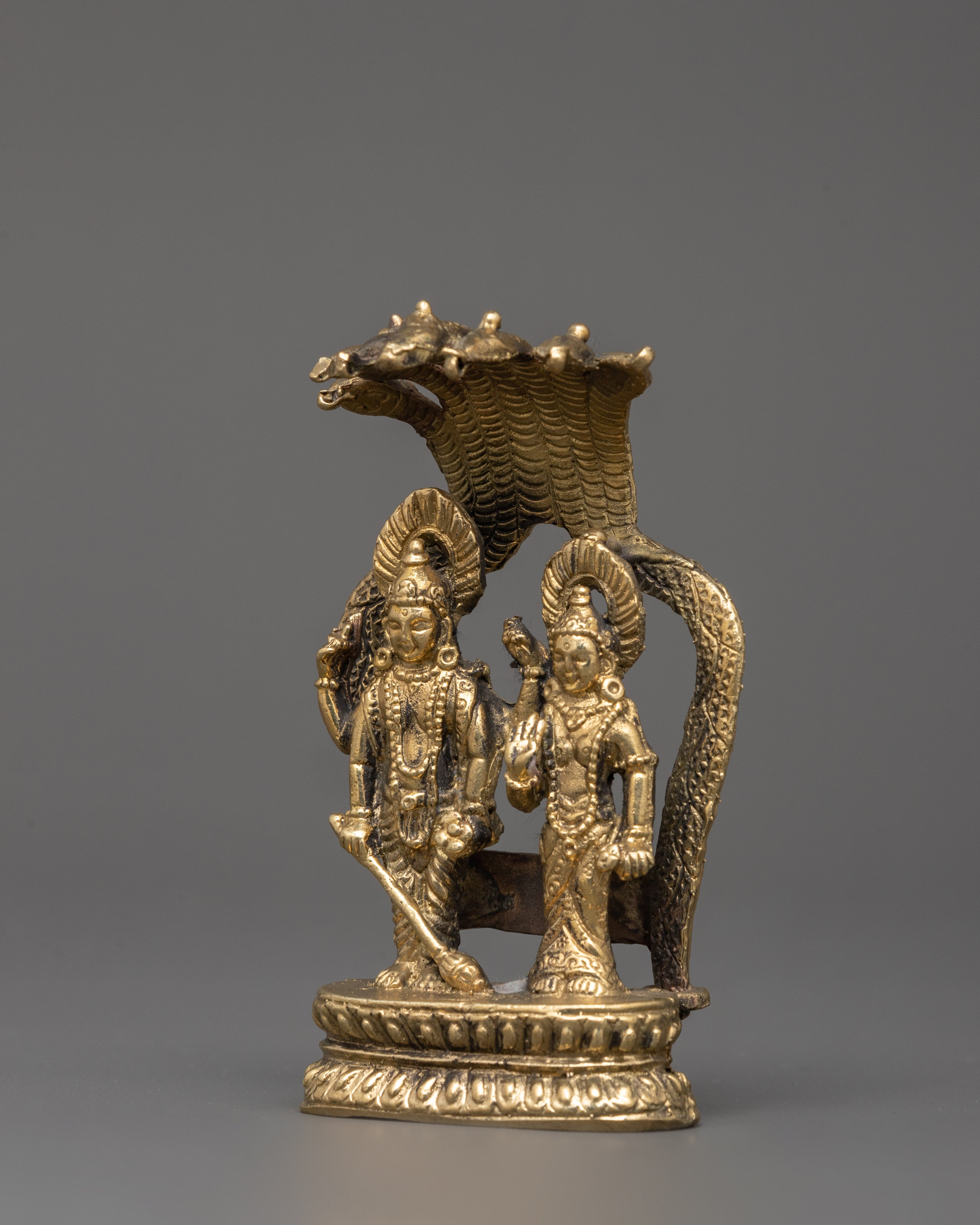 Brass Krishna and Radha | Puja & Altar Figurine