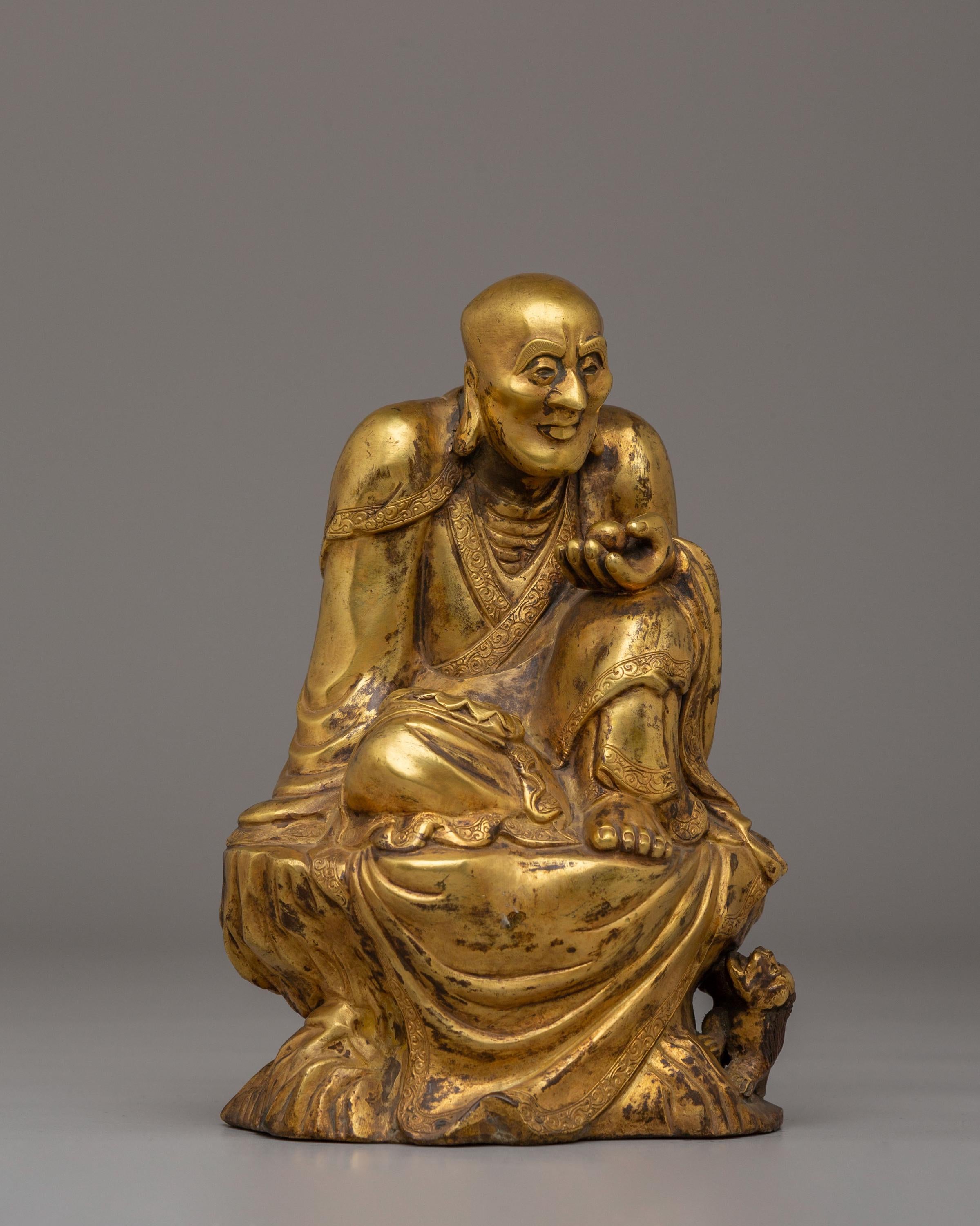 Tibetan Buddhist Kshitigarbha Statue | Symbol of Compassion