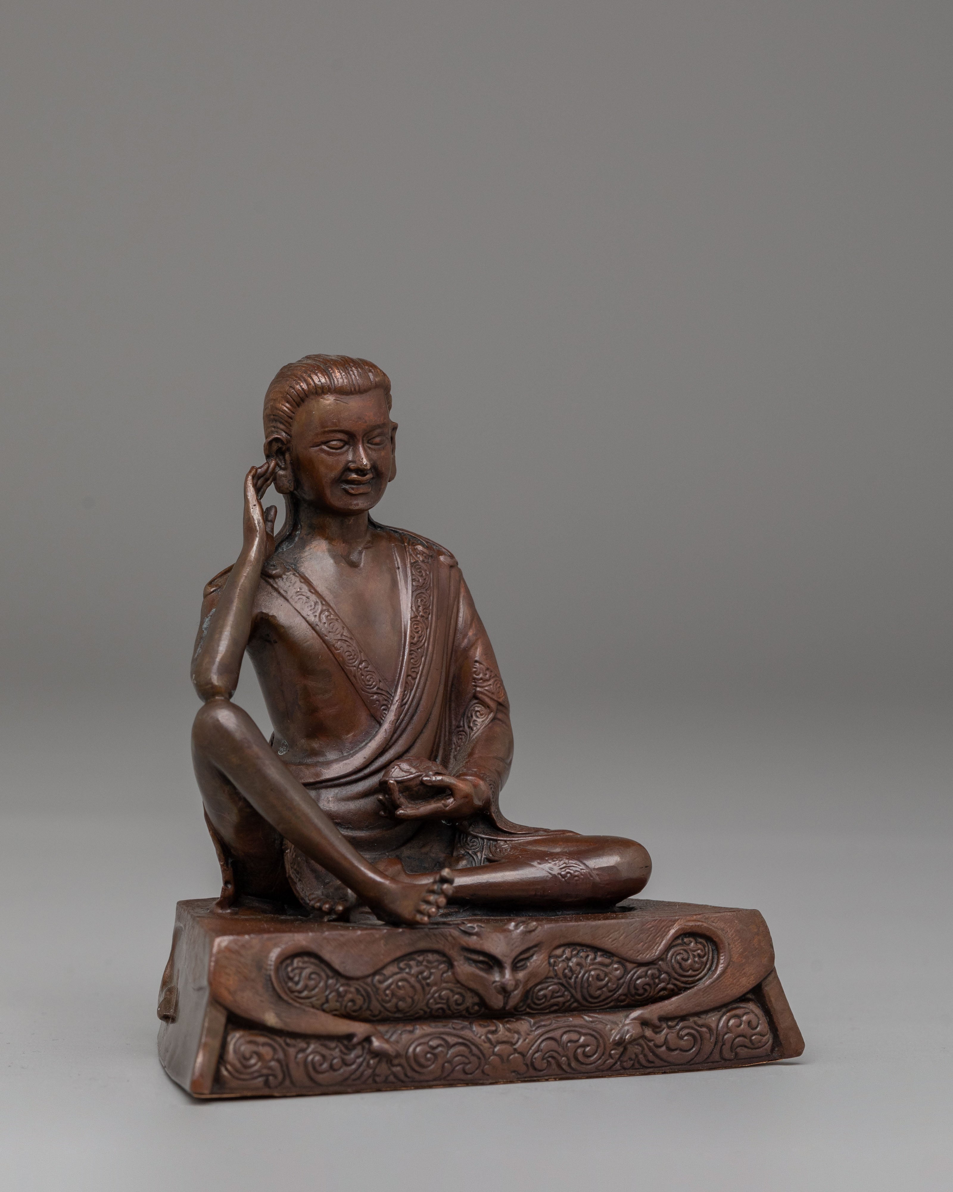 Milarepa Handcrafted Buddhist Statue | Meditation and Spiritual Home Decor