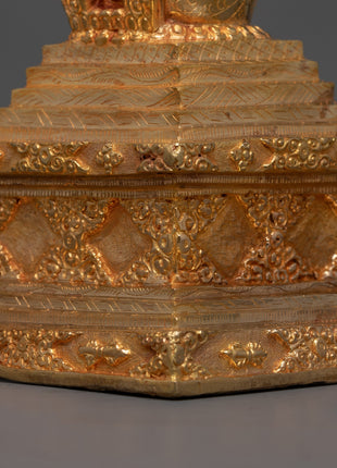 Exquisite Tibetan Stupa Chorten | Spiritual Tibetan Monument