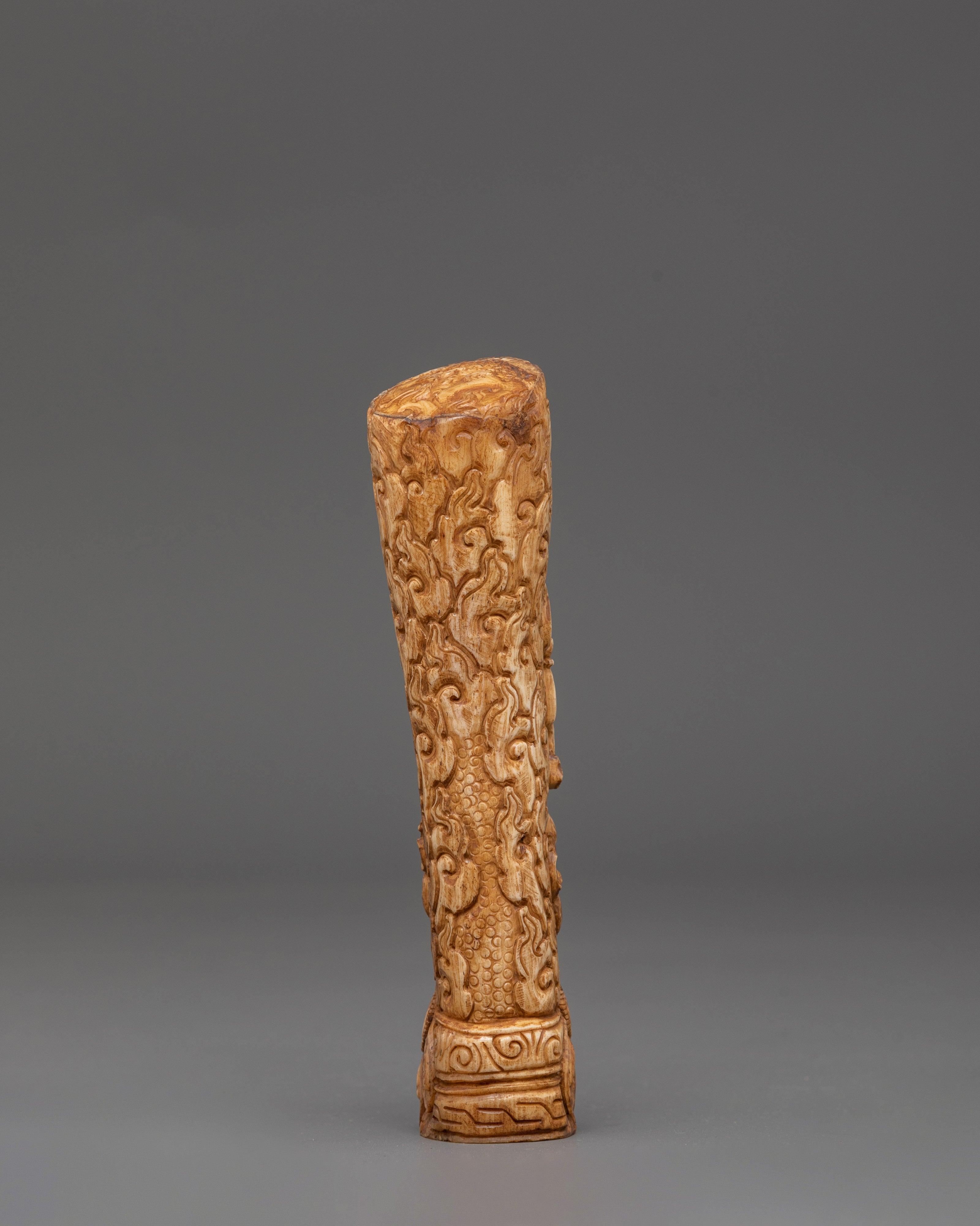 Bernagchen Mahakala Bone Statue | Ethically Sourced Buffalo Bone