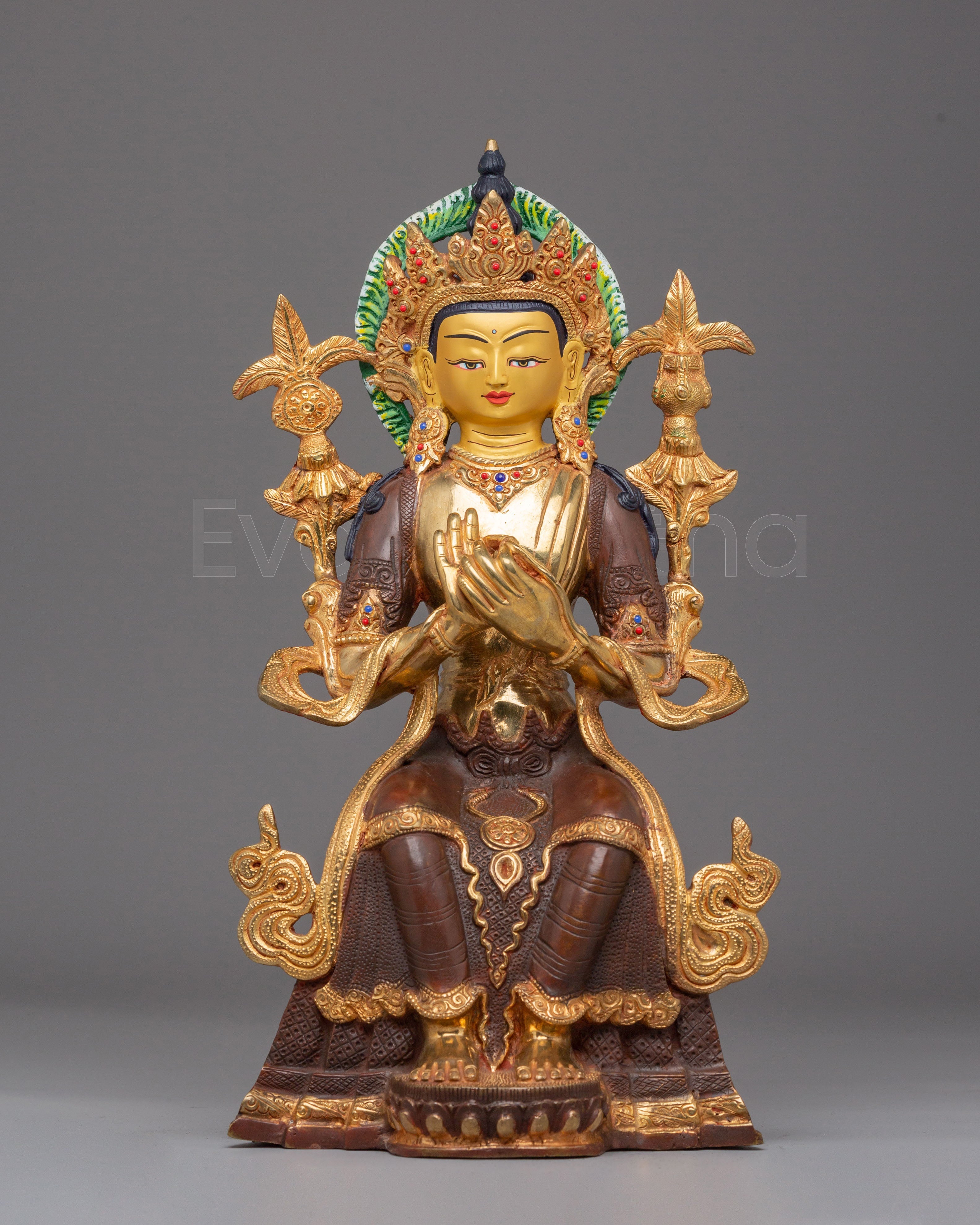 Future Buddha Maitreya Handmade Sculpture