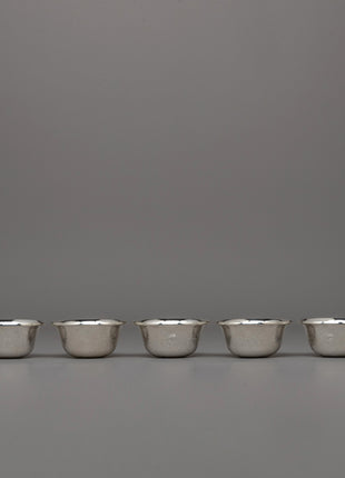 Handcrafted Seven Silver Offering Bowls | Symbolizing Devotion and Spiritual Connection