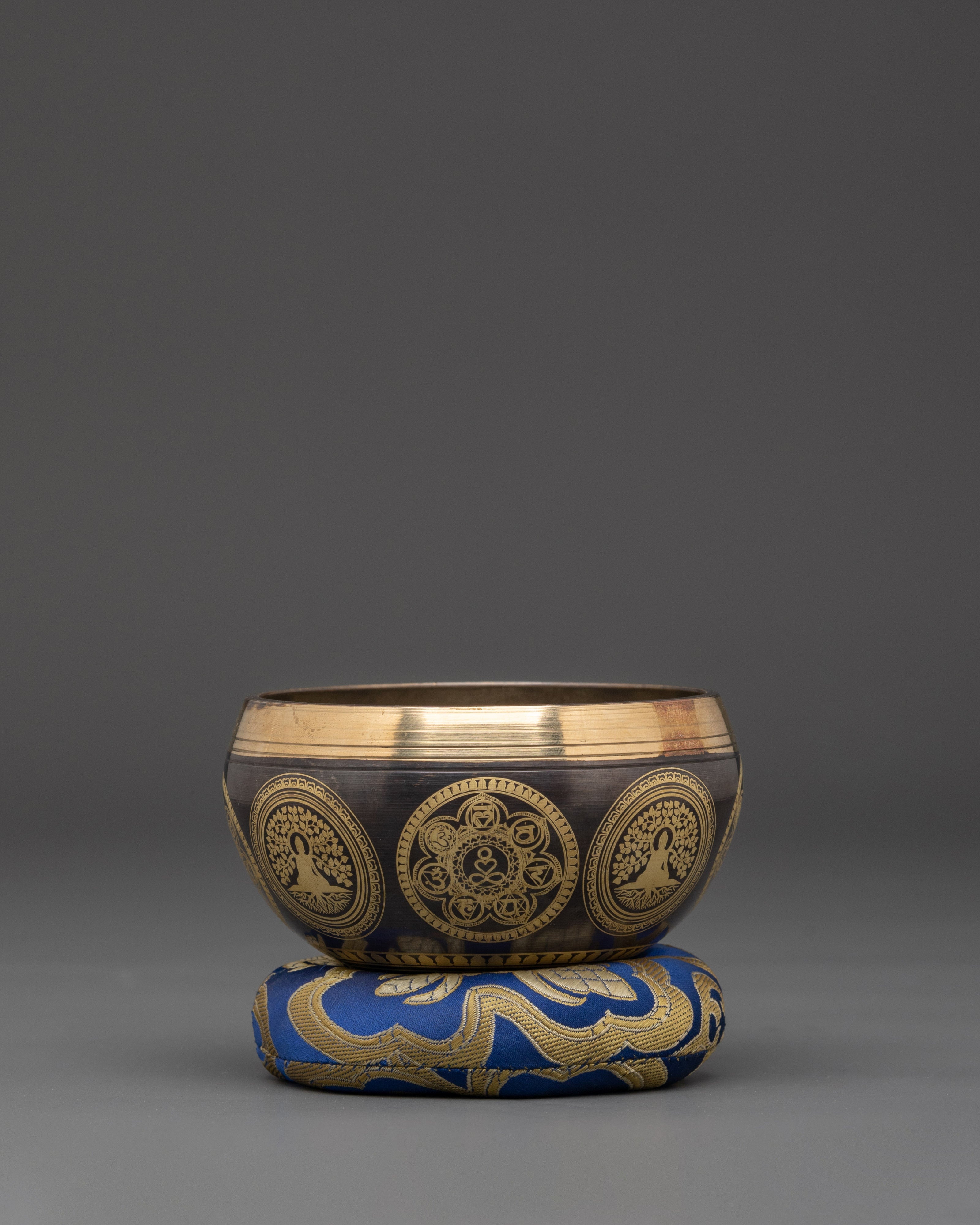 Healer Tibetan Singing Bowl Set |  Bronze Energy Healing Bowl