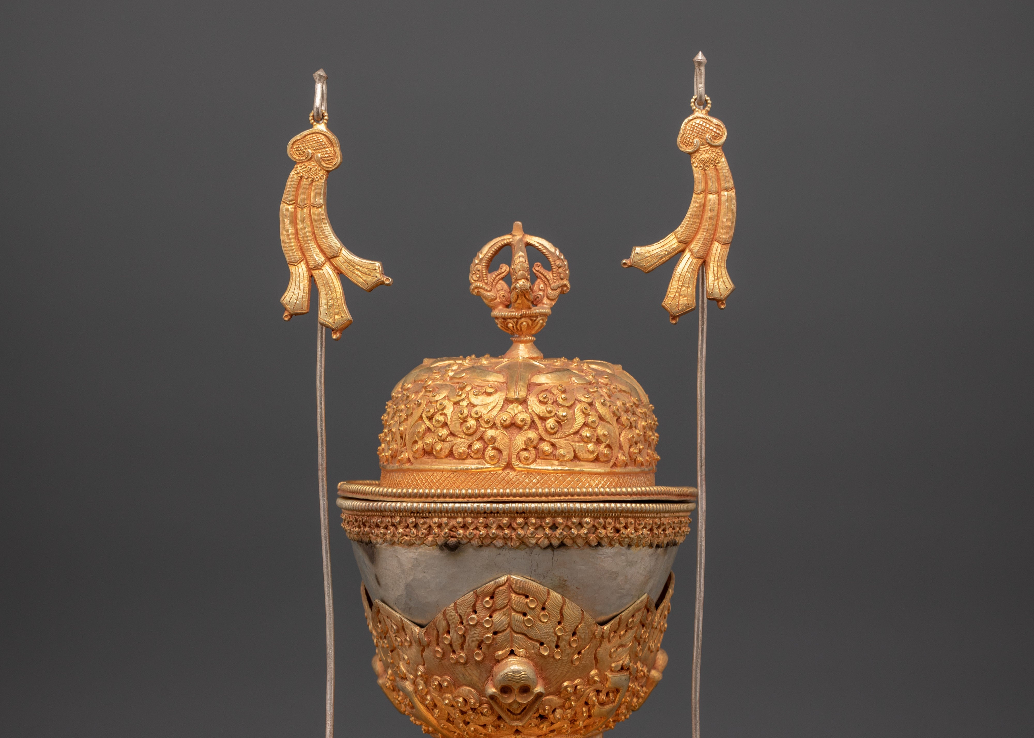 Buddhist Ritual Cup Kapala | Tibetan Rituals, Offerings