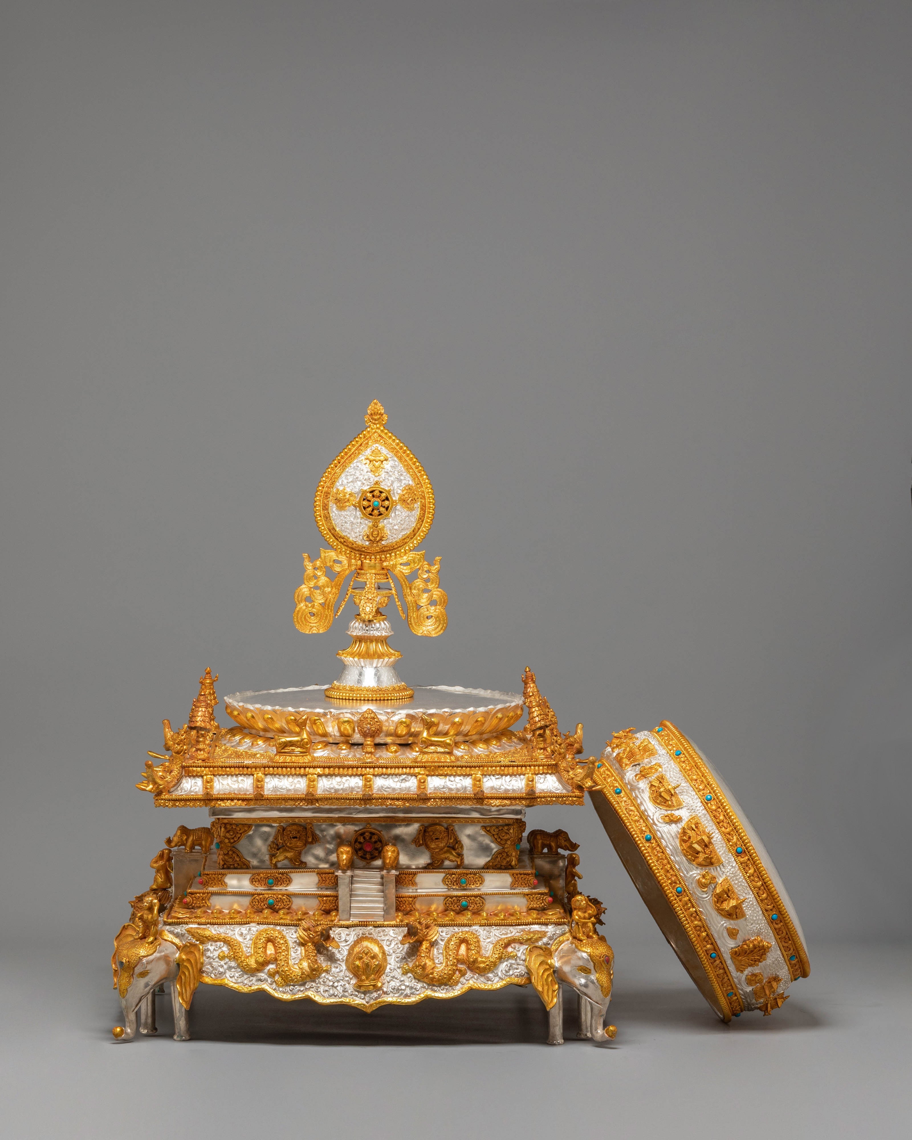 Buddhist Sacred Mandala Offering Set | Perfect for Offerings