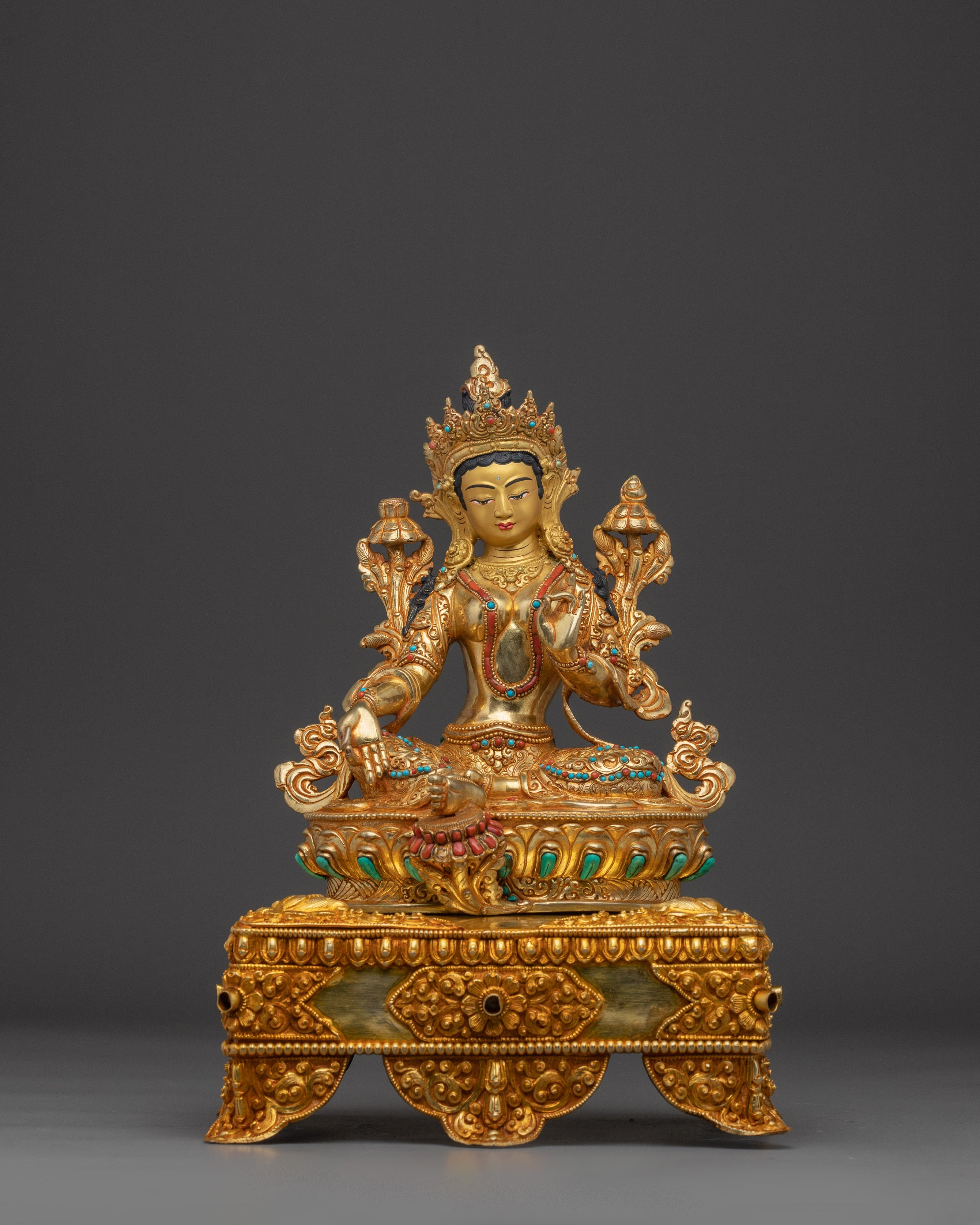 Sacred Feminine Artwork of Green Tara | Bodhisattva of Compassion