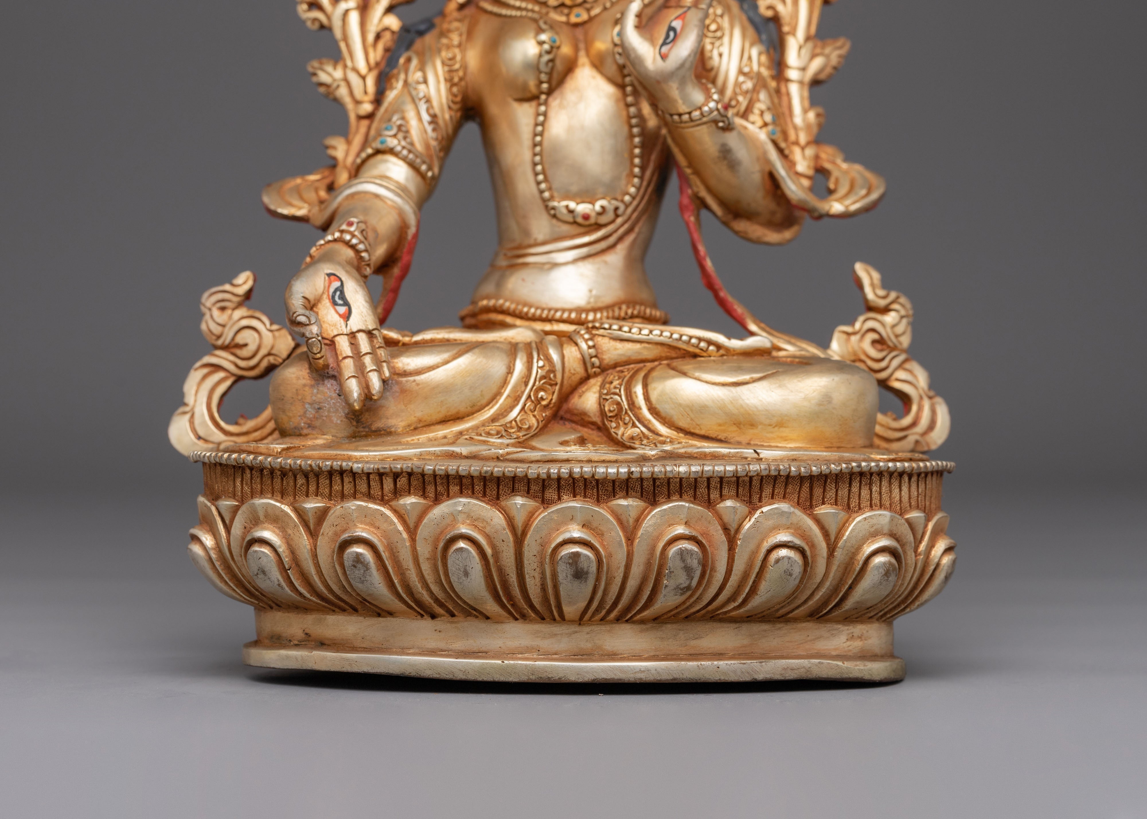 Meditation Goddess White Tara Statue | Symbol of Compassion and Healing