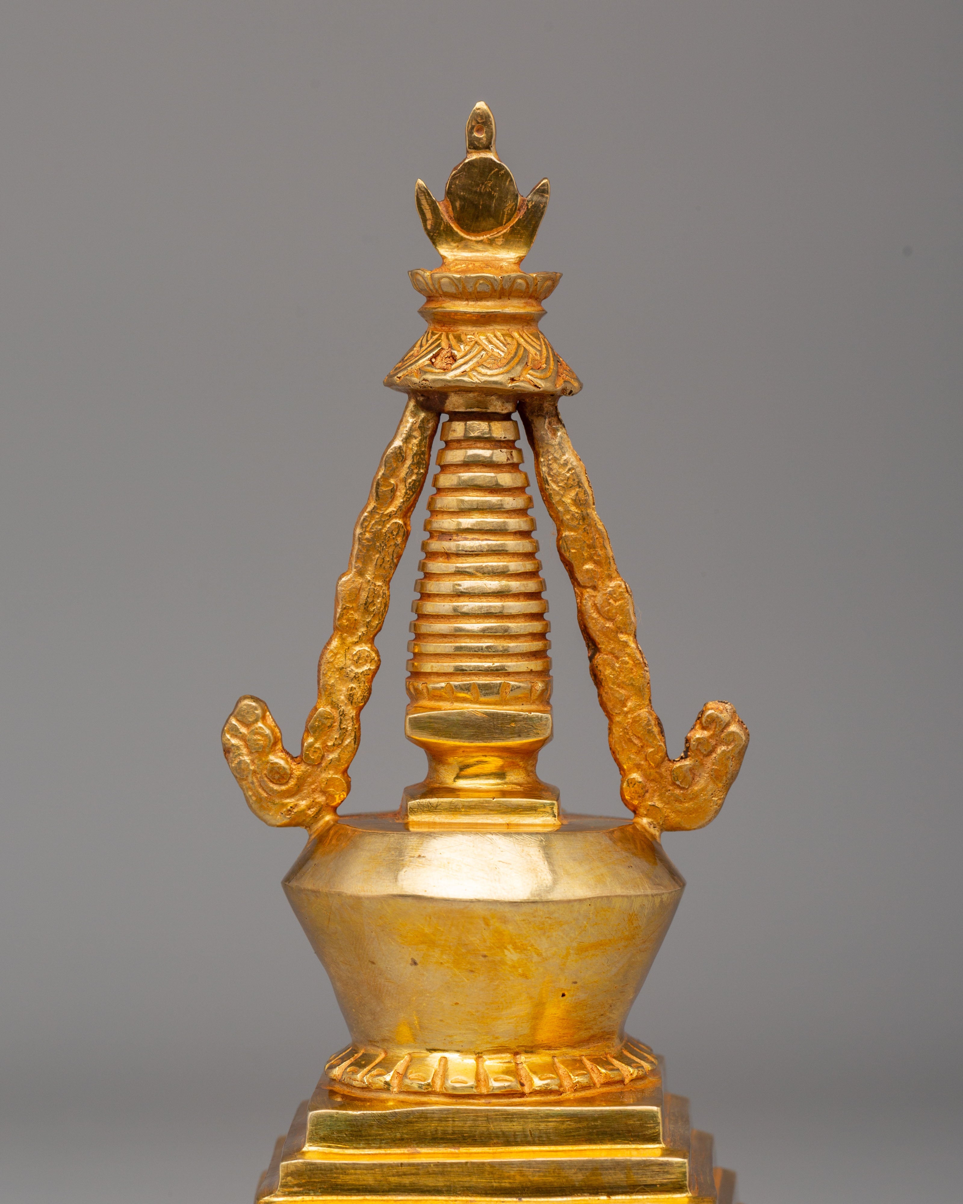 Handmade Sacred Stupa | Traditional Tibetan Artwork