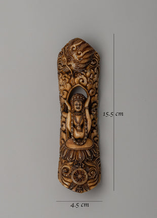 Buffalo Bone Vajrayogini Wall Decor | Sacred Symbol of Power & Enlightenment
