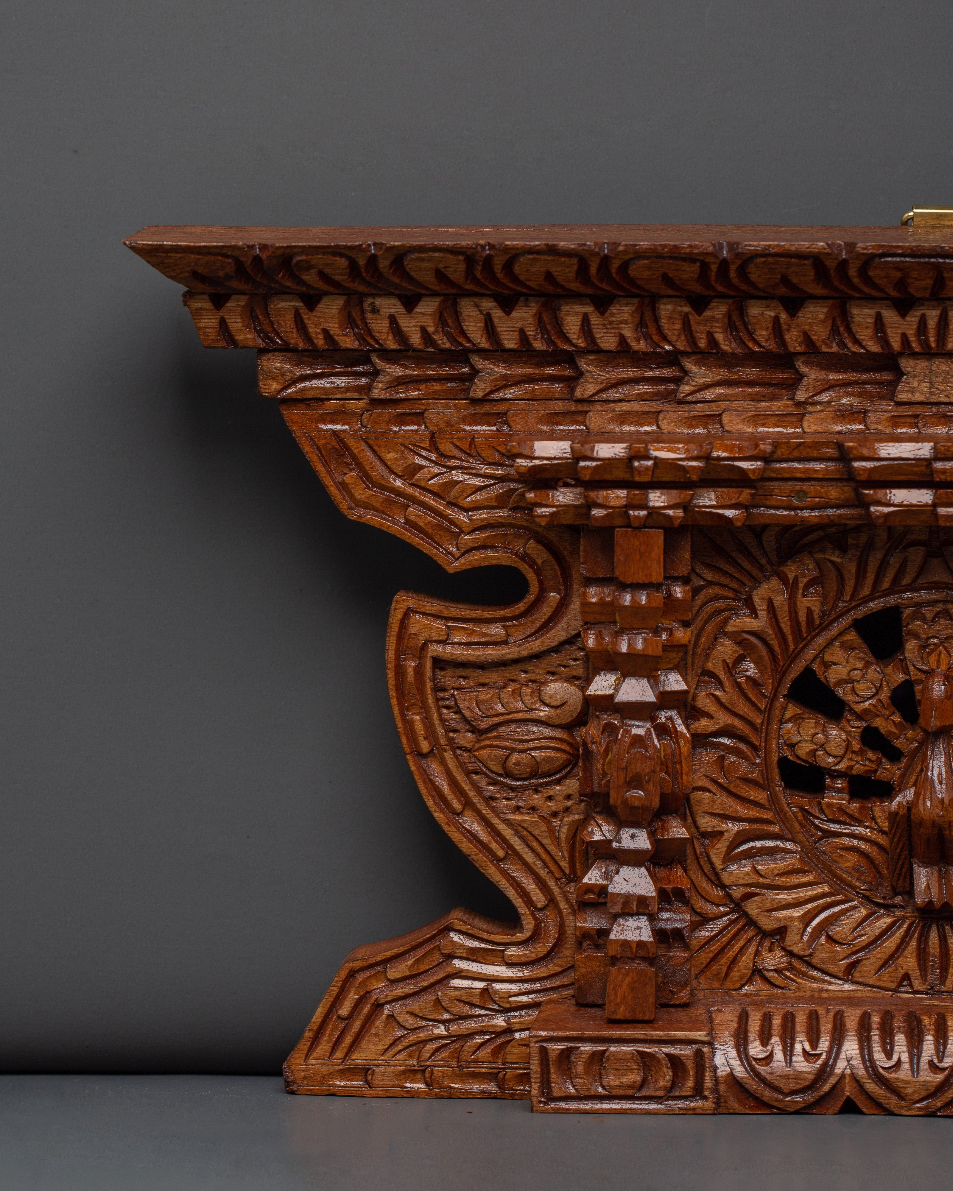 Wooden Hand Carved Peacock Wall Hanging | Symbol of Beauty