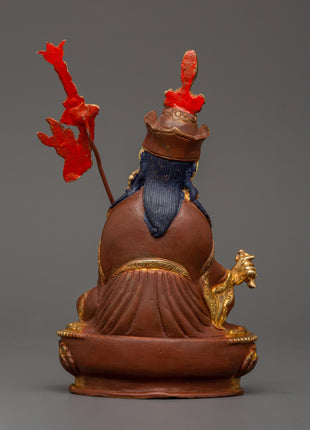 Tibetan Copper Padmasambhava Figure | Spiritual Power &amp; Protection