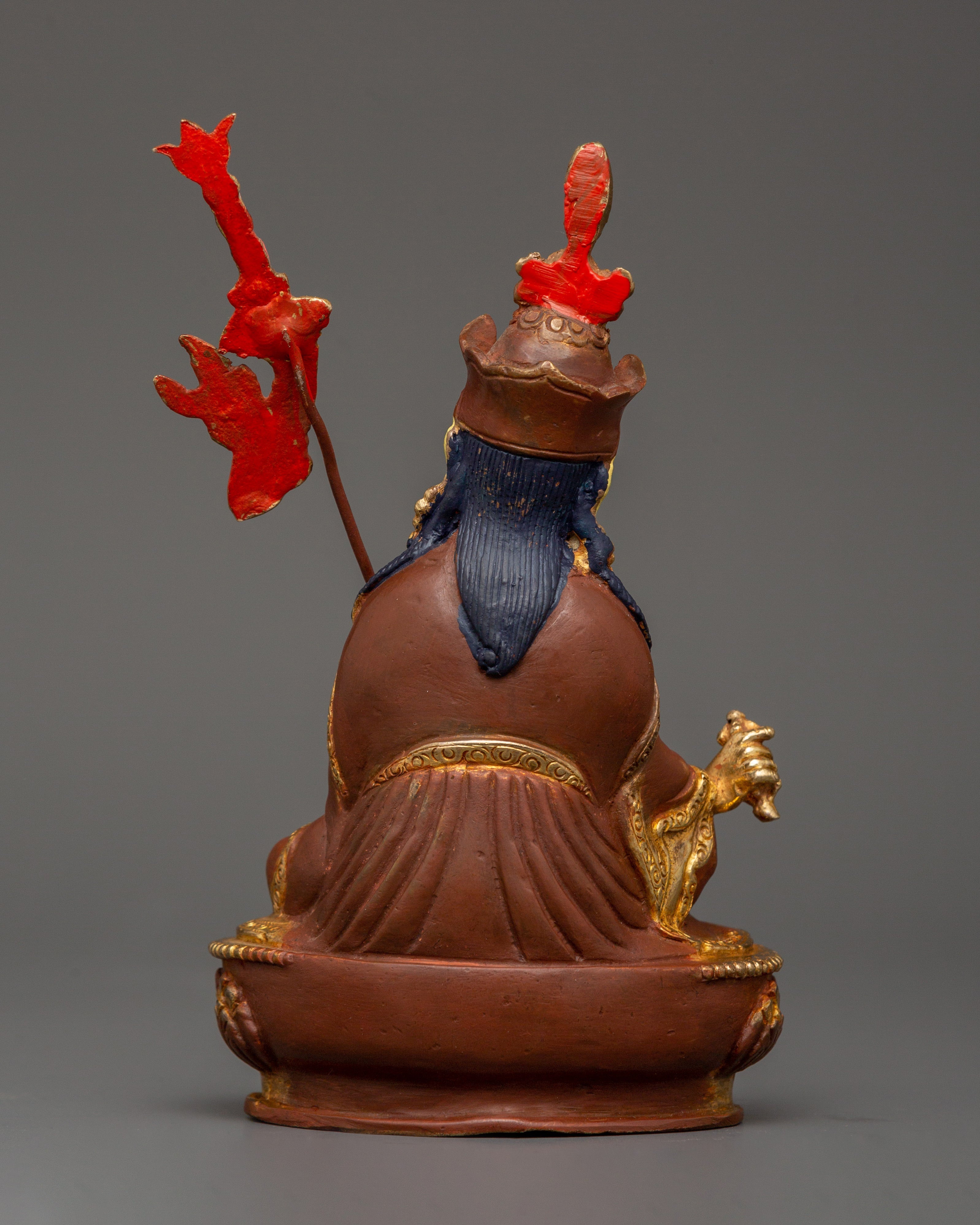 Tibetan Copper Padmasambhava Figure | Spiritual Power &amp; Protection