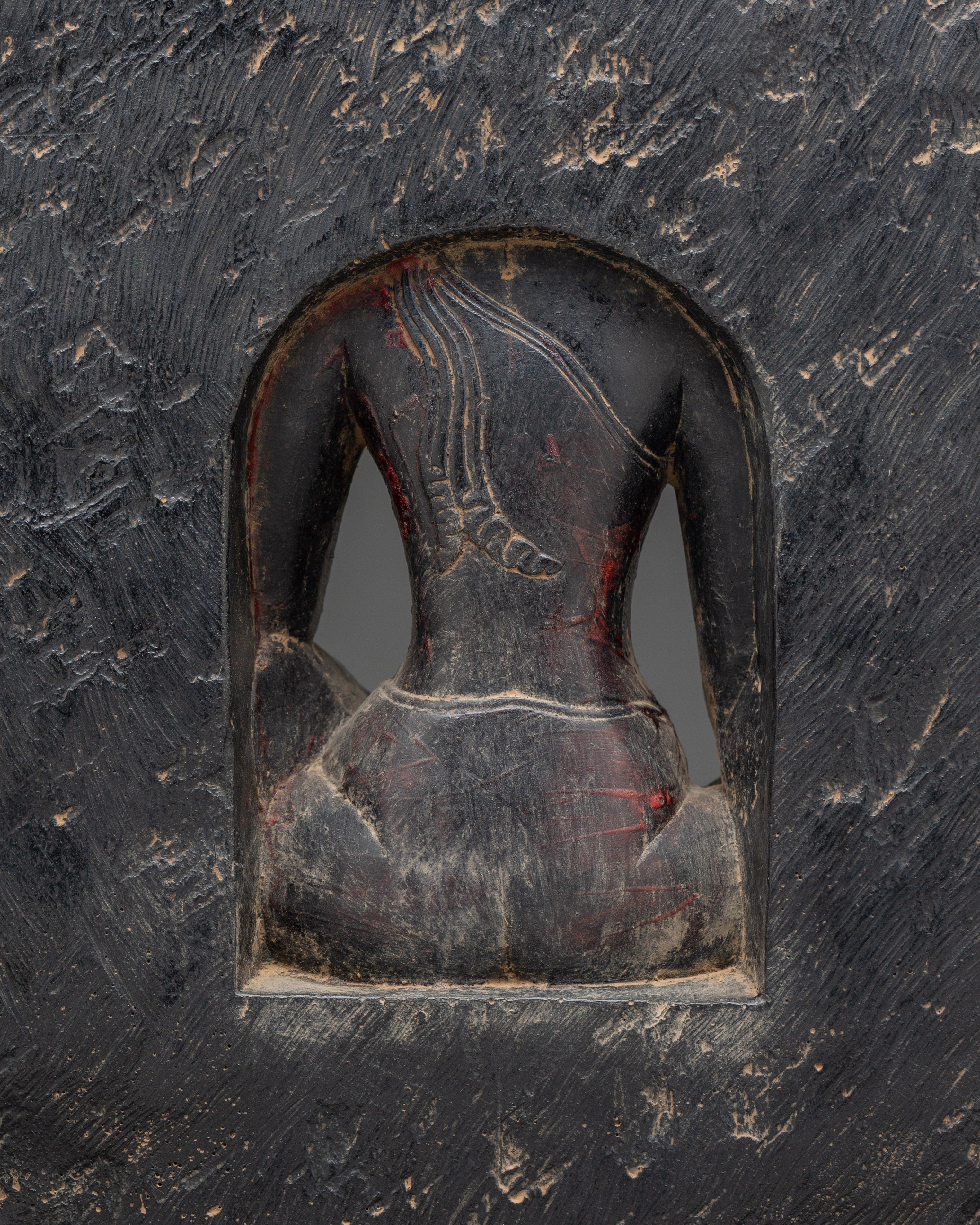 Shakyamuni Buddha on Throne Statue | Spiritual Home Decor