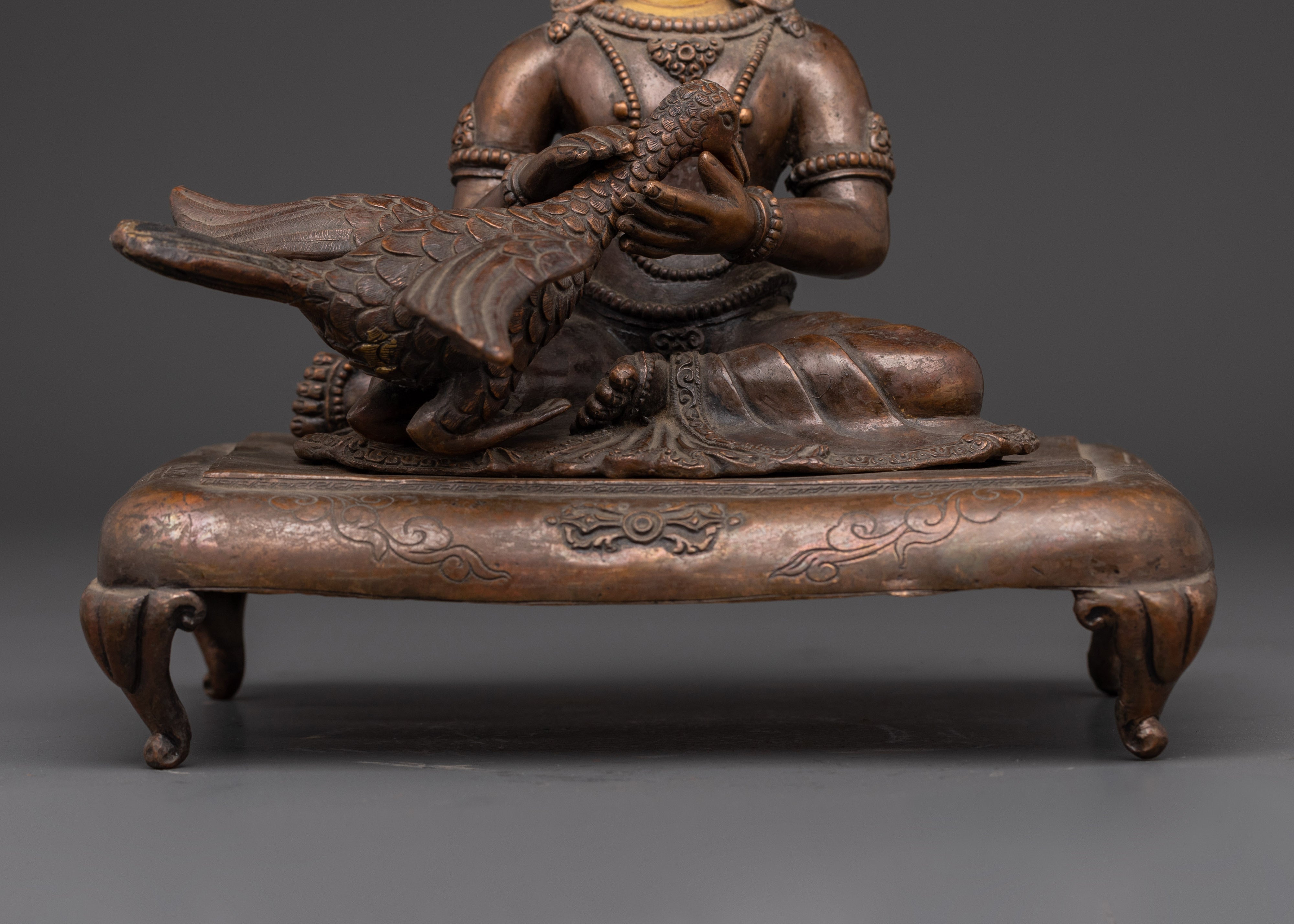 Handcrafted Oxidized Copper Siddhartha Gautam Statue | Sacred Buddhist Art