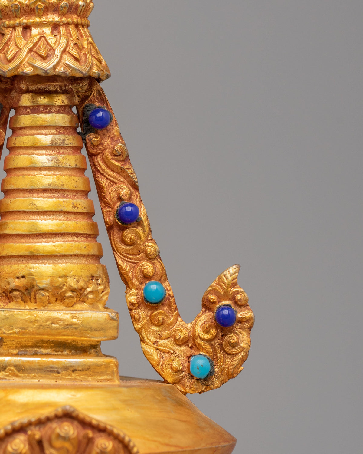 Handcrafted Buddhist Enlightenment Chorten | Symbol of Spiritual Awakening