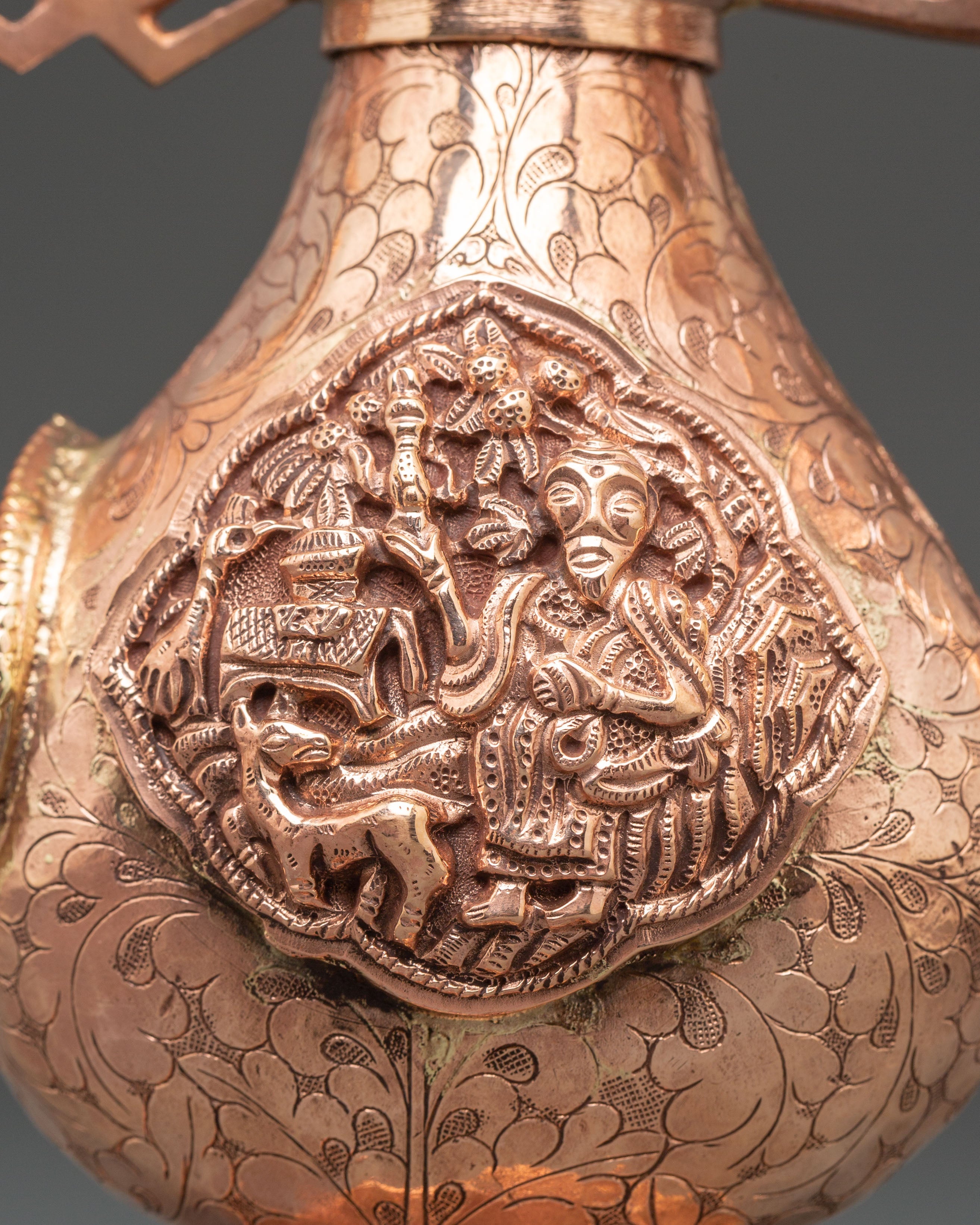 Handmade Copper Bhumba | Tibetan Buddhist Ritual Vase