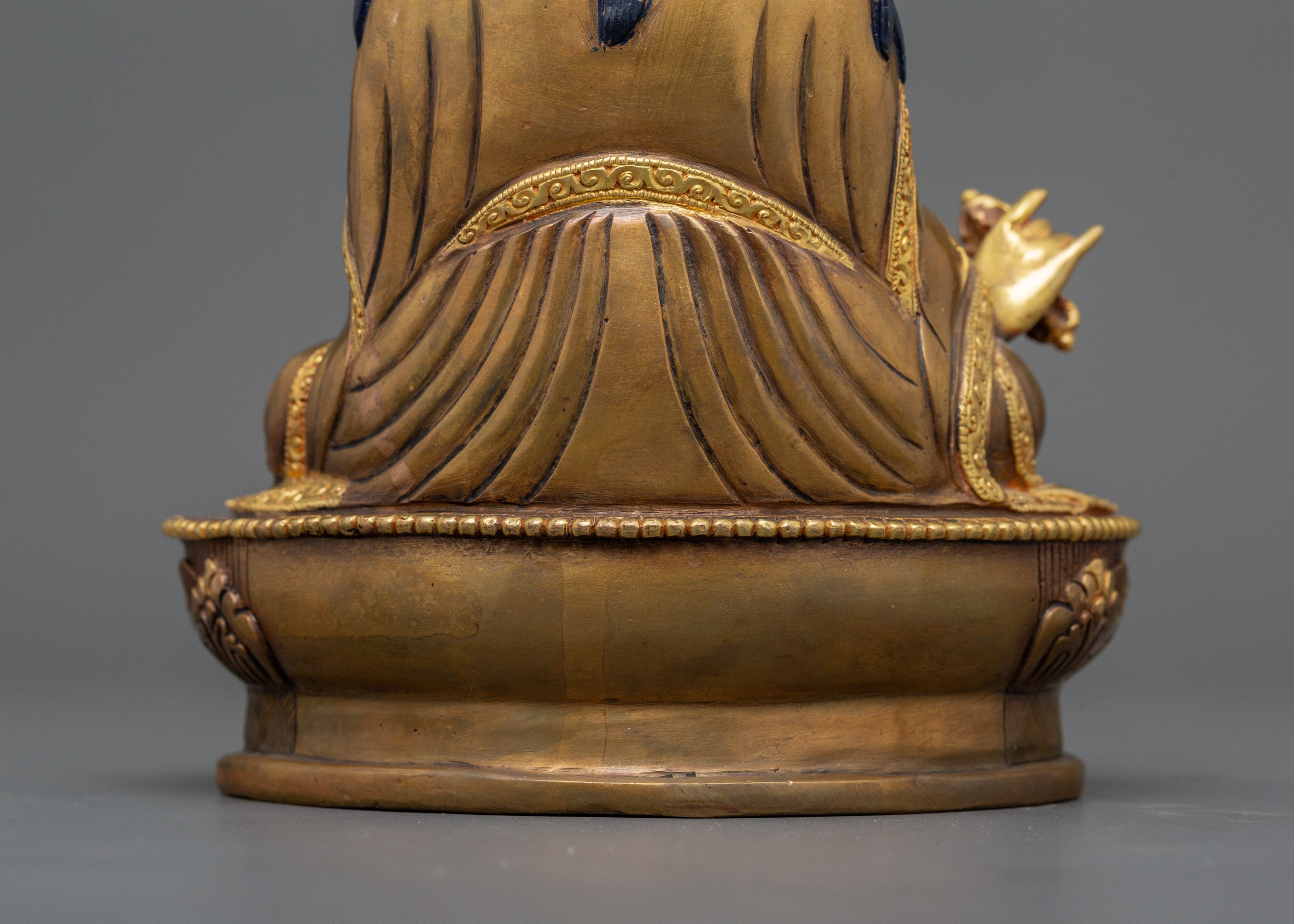 Rinpoche Lotus Born Guru Statue | Gold plated Figurine