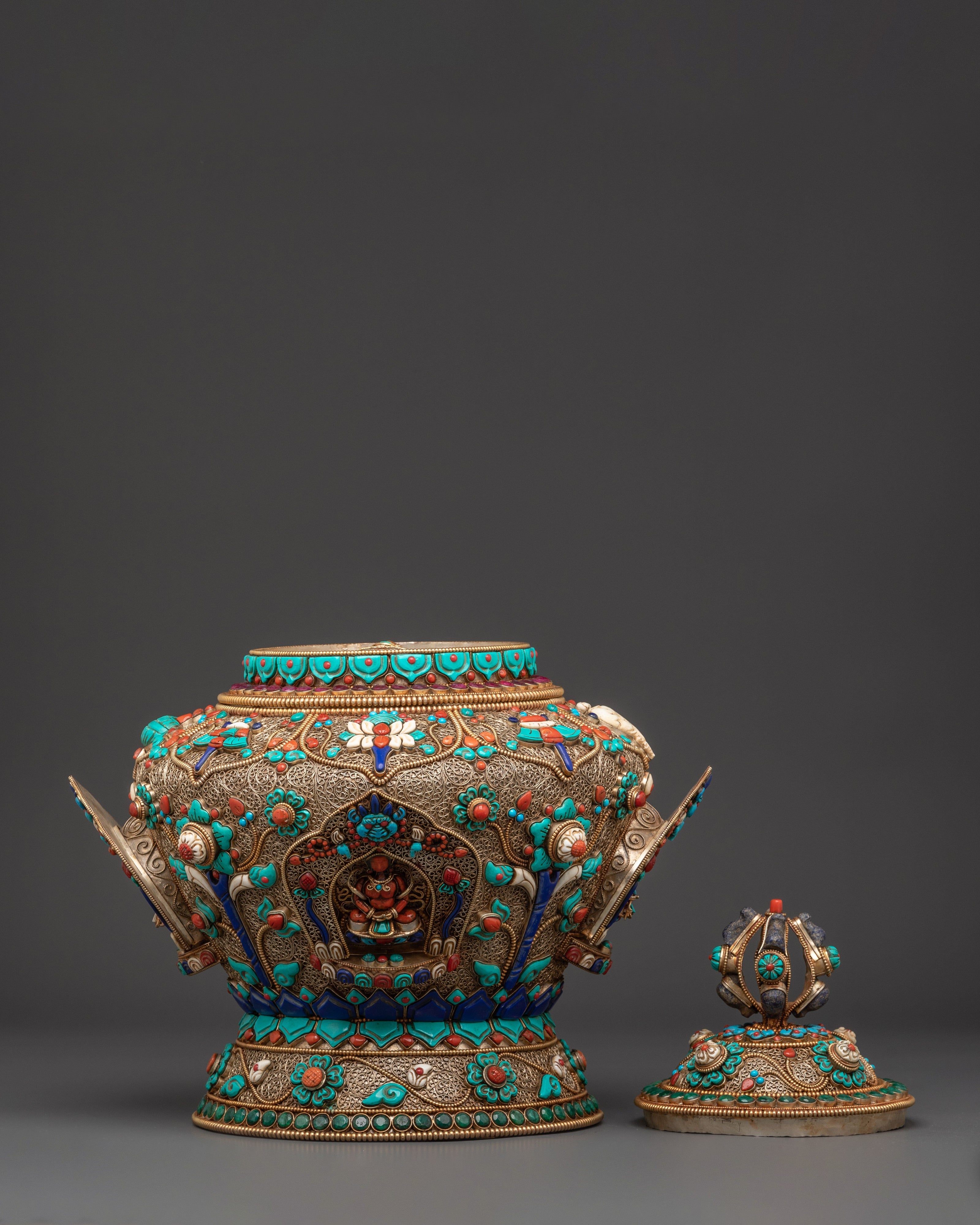 Himalayan Dhupur Rice Pot | Spiritual Altar Decor for Rituals