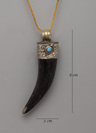 Tibetan Amulet Locket for Spiritual Protection | Symbolizing Protection