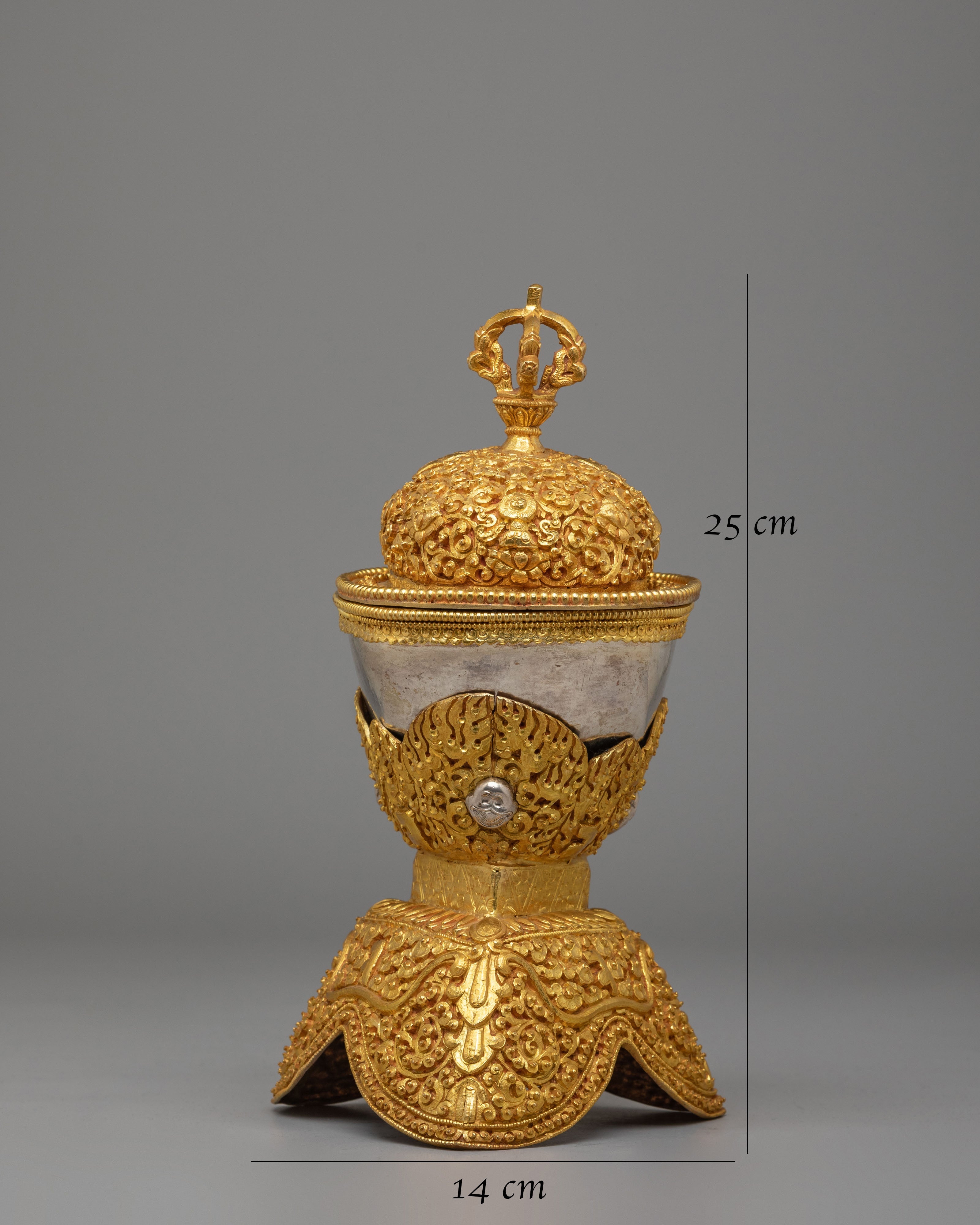 Spiritual Altar Kapala | Ritual Offering Vessel