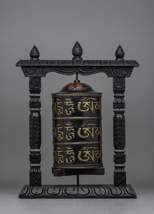 Handcrafted Buddhist Prayer Wheel 