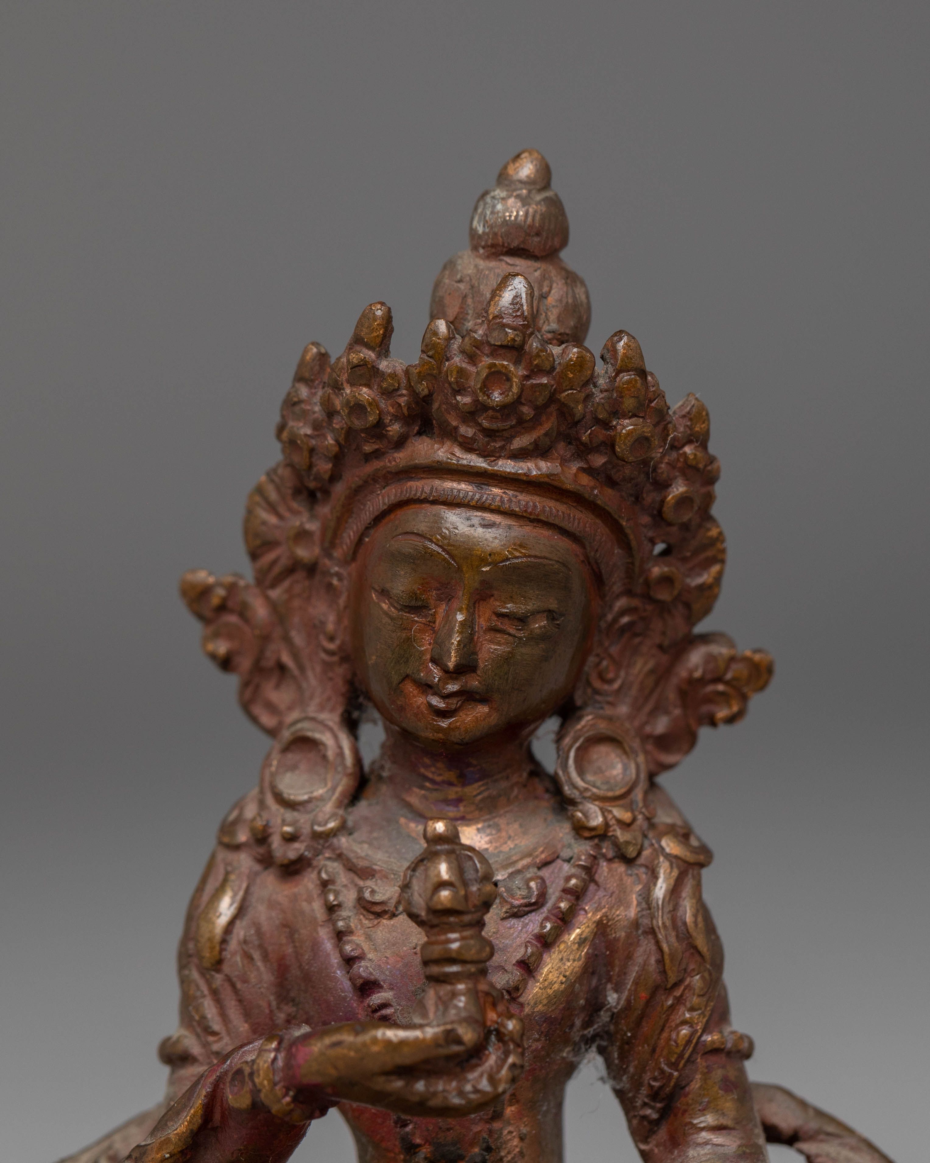 Oxidized Guru Vajrasattva Sacred Statue | Guardian of Enlightenment