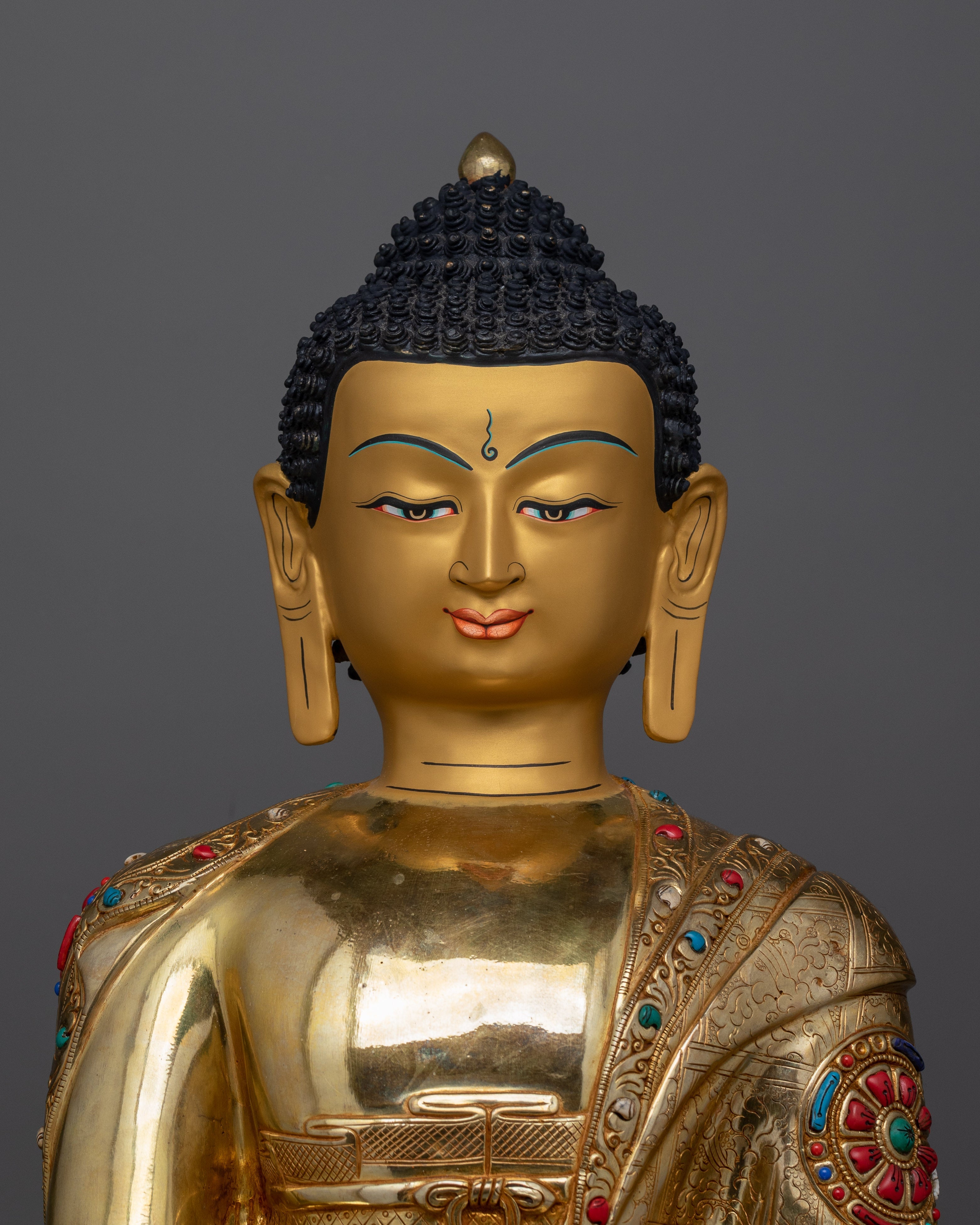 The Historical Buddha of the Shakya clan Shakyamuni | Sacred Buddhist Shrine Decor