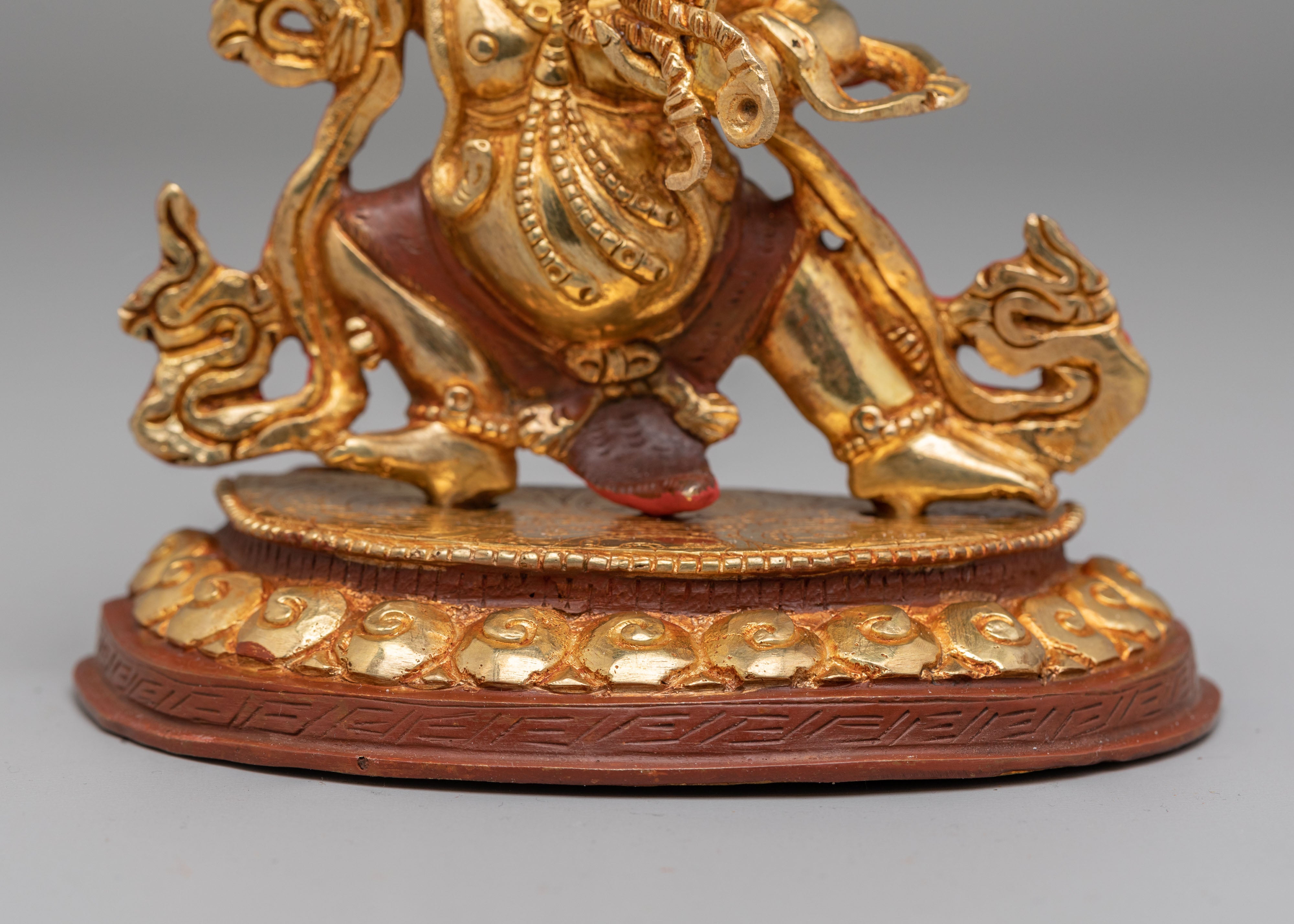 Sacred Vajrapani Spiritual Statue | Handcrafted Tibetan Protector Deity