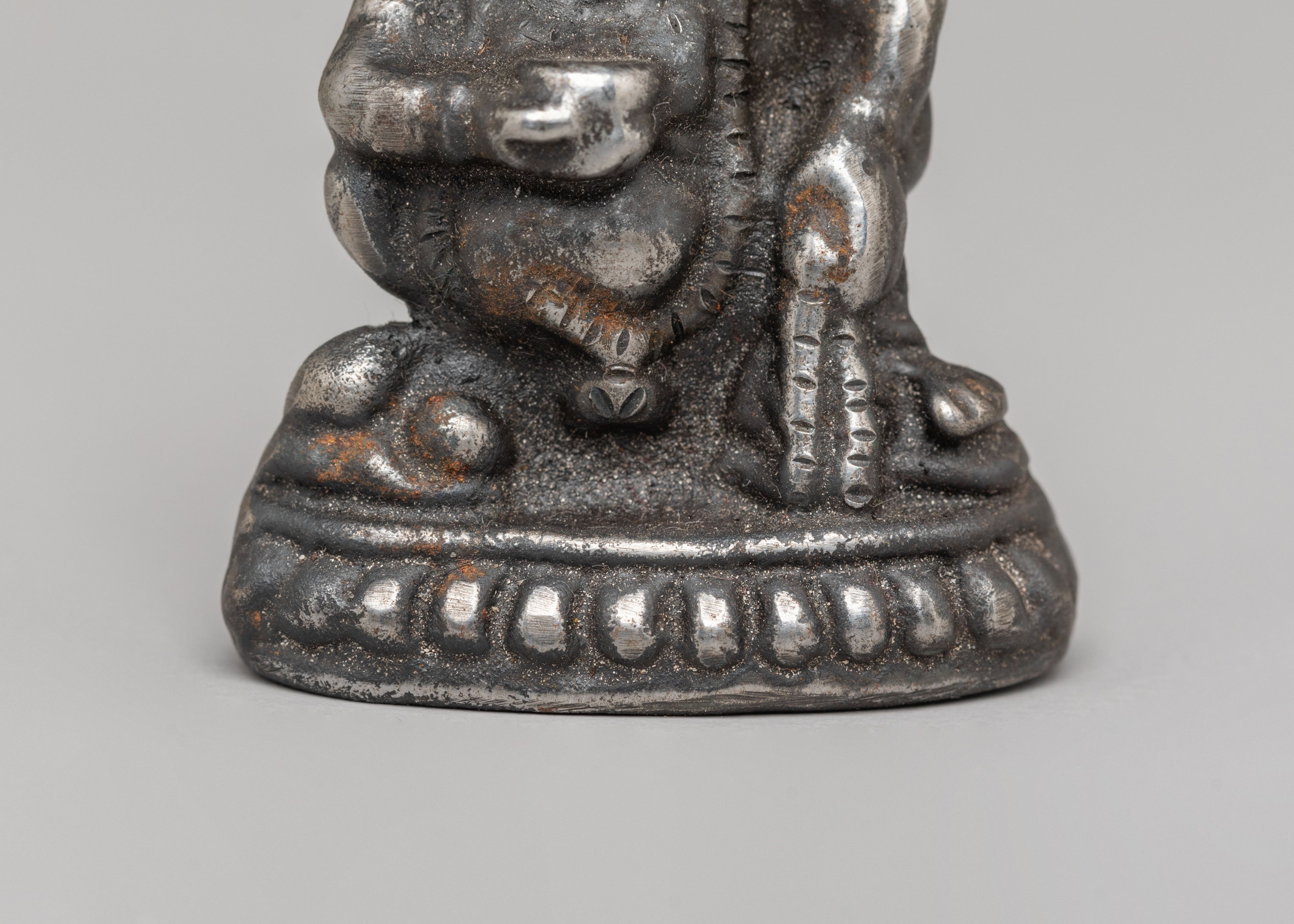 Wealth Deity Black Dzambhala Statue | Handcrafted bronze Sculpture