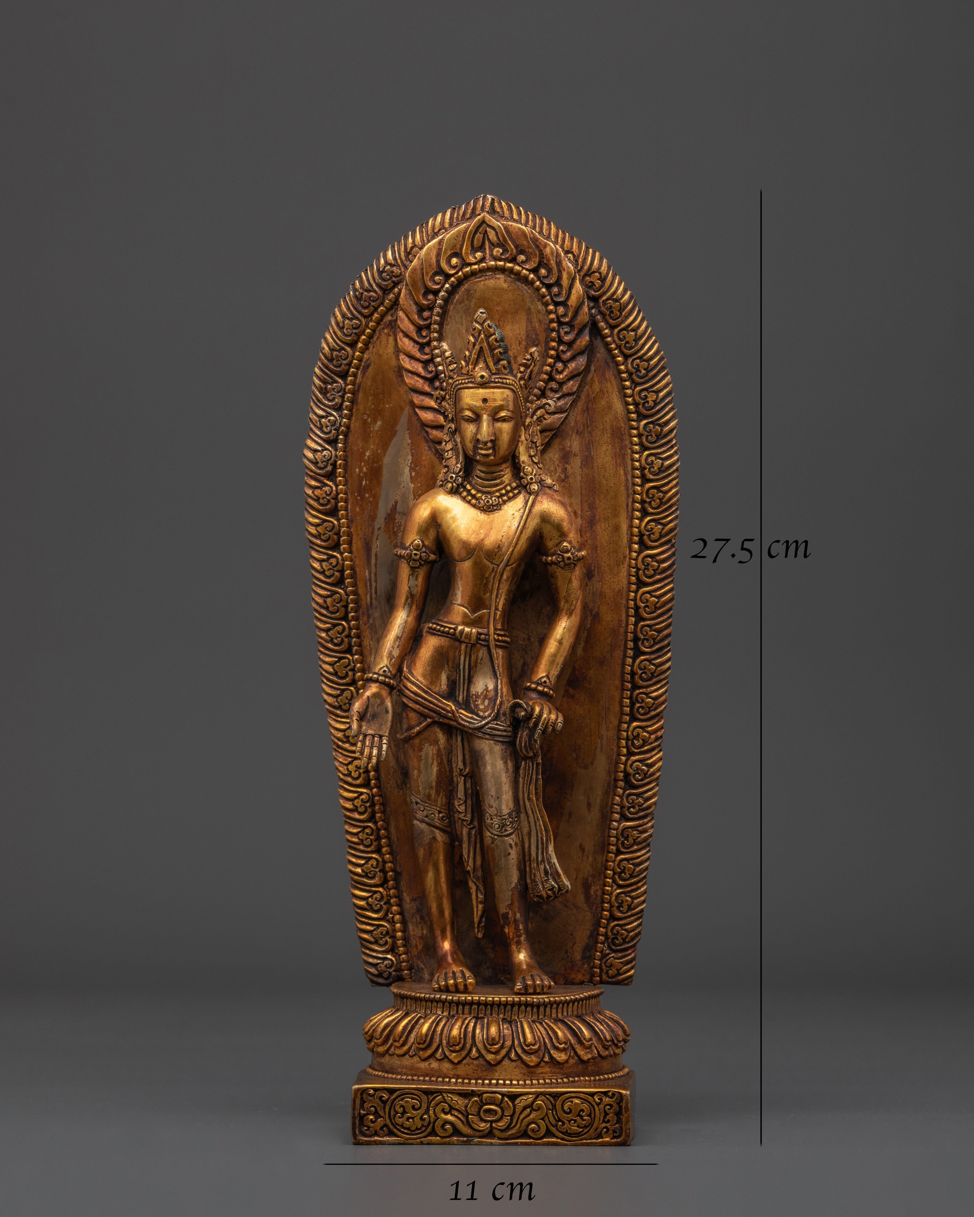 Padmapani Handcrafted Statue | Buddhist Figure of Compassion and Peace
