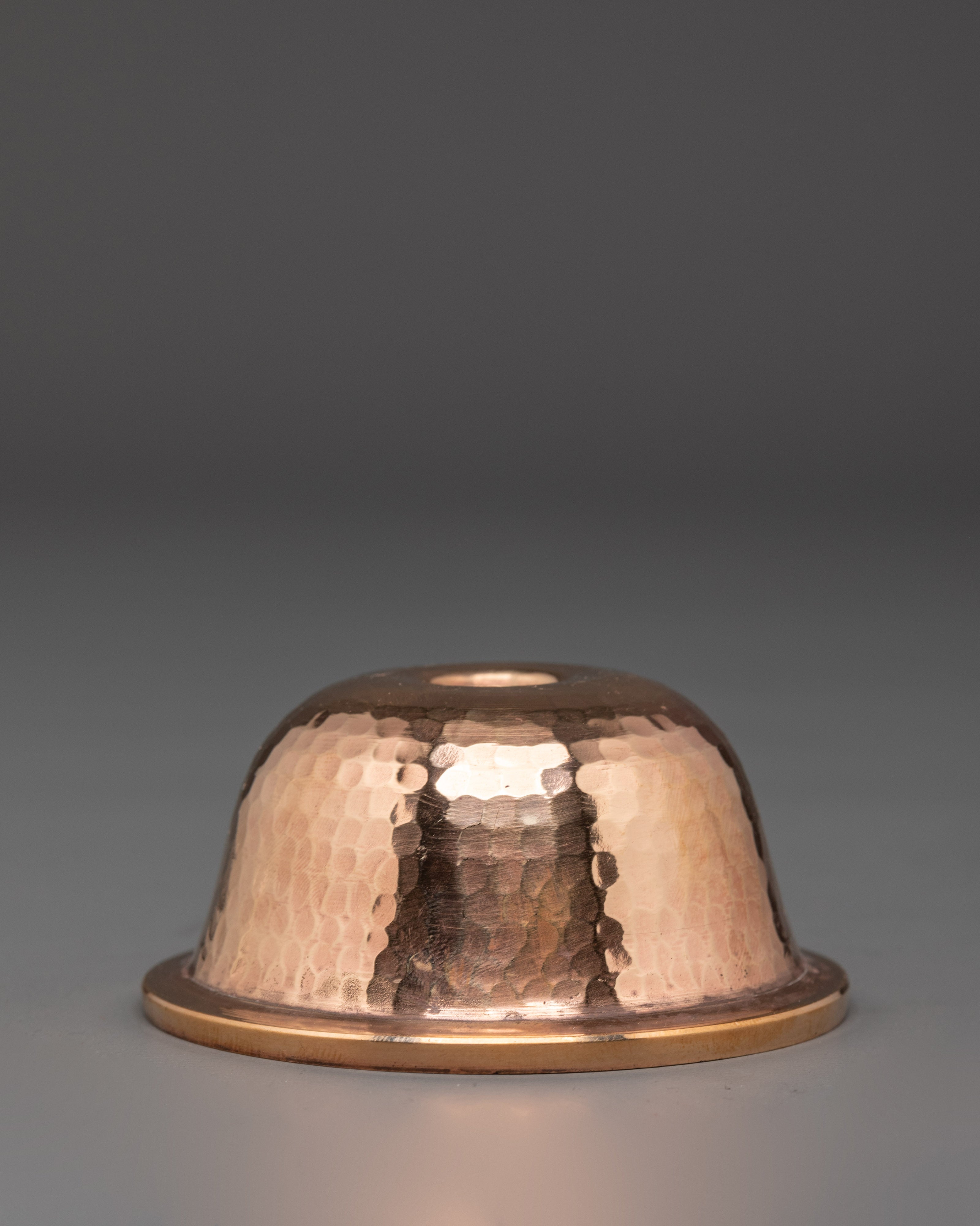 Sacred Ritual Offering Bowls Set | Handcrafted Copper Bowls with Buffed Finish