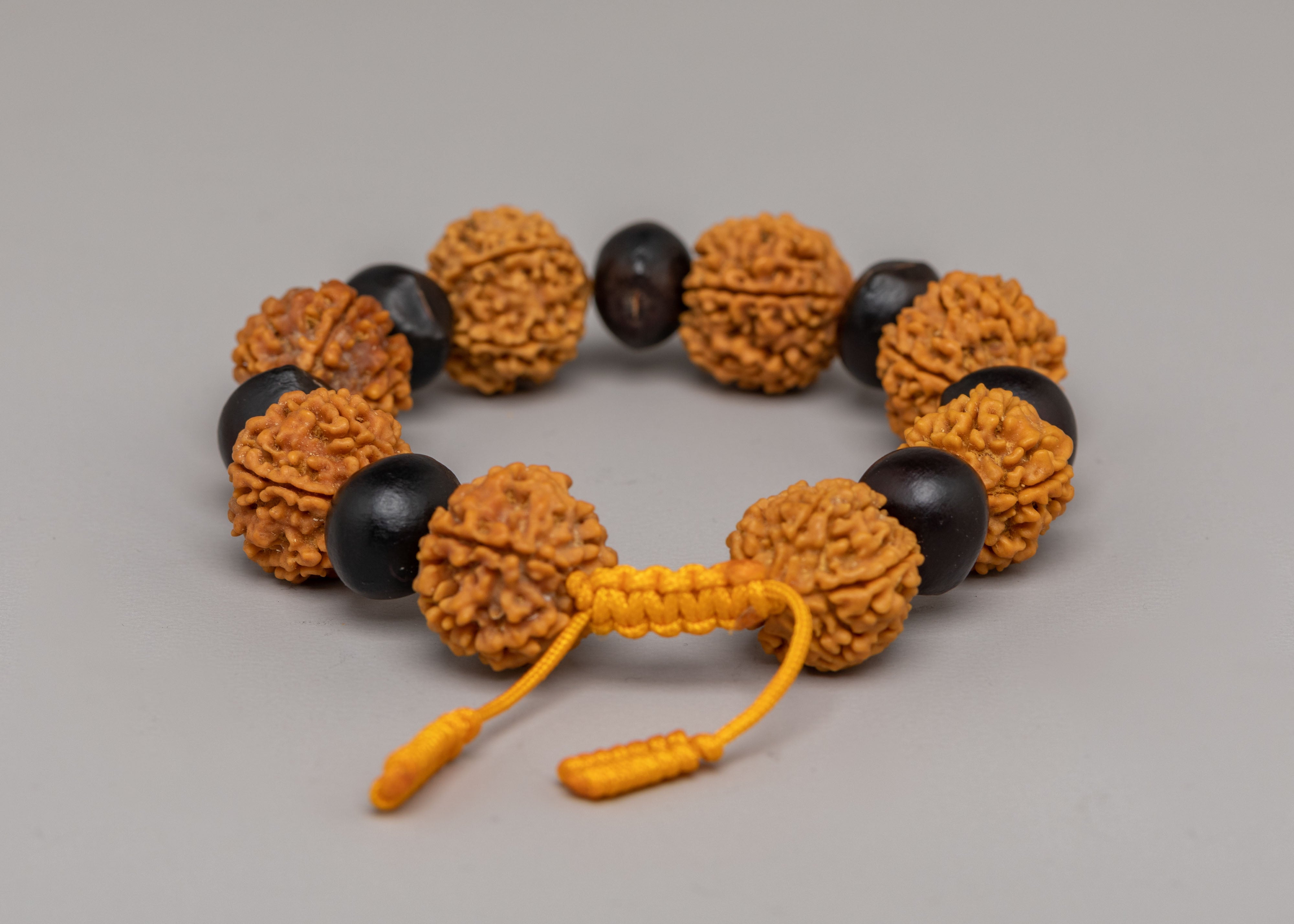 Rudraksha Mala Bracelet | Sacred Himalayan Prayer Beads