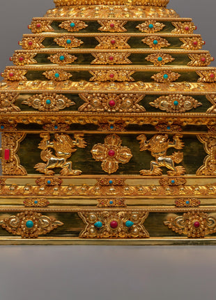 Tibetan Buddhist Enlightenment Stupa | Symbol of Enlightenment and Spiritual Devotion