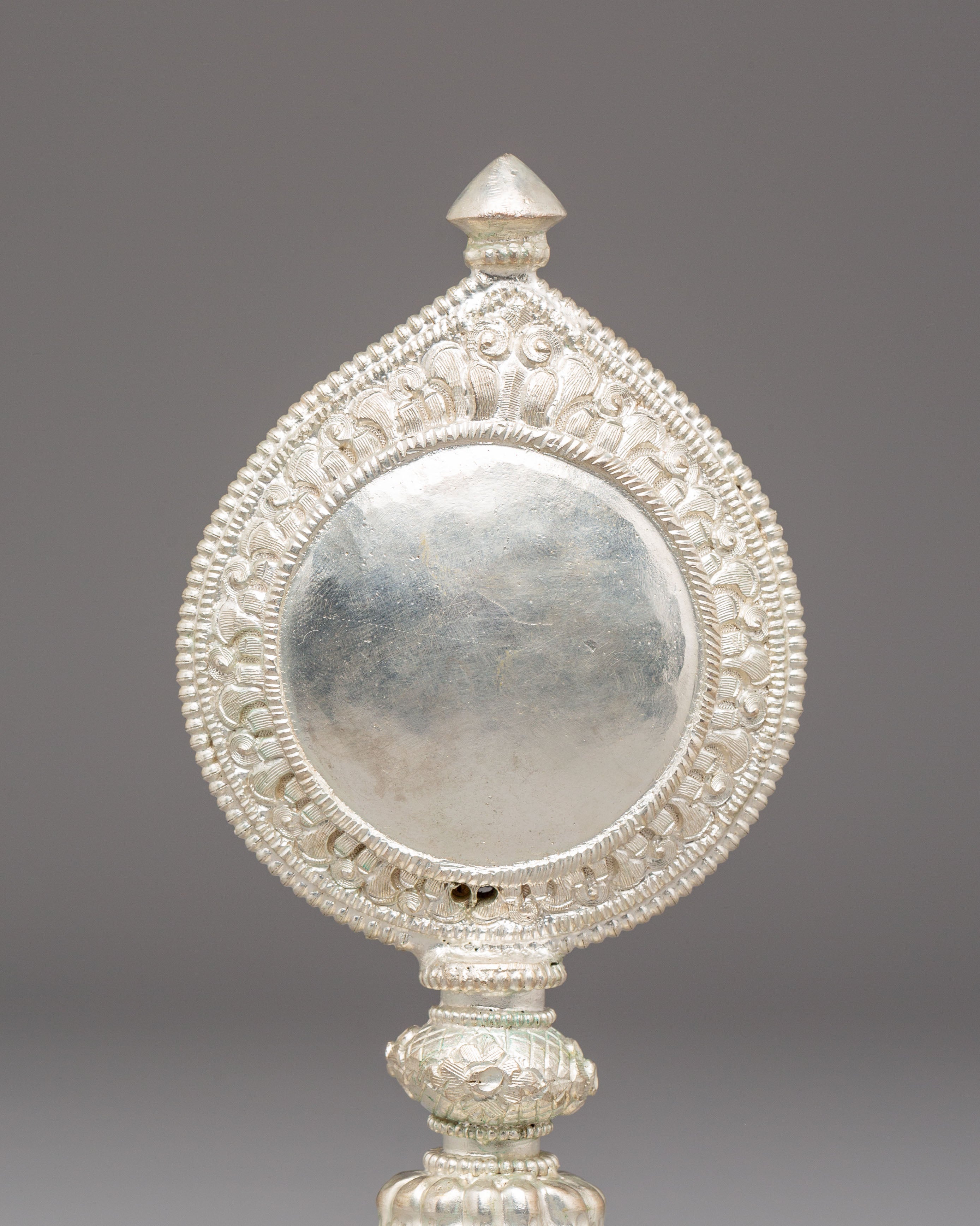 Handmade Buddhist Ritual Mirror | Tibetan Sacred Mirror