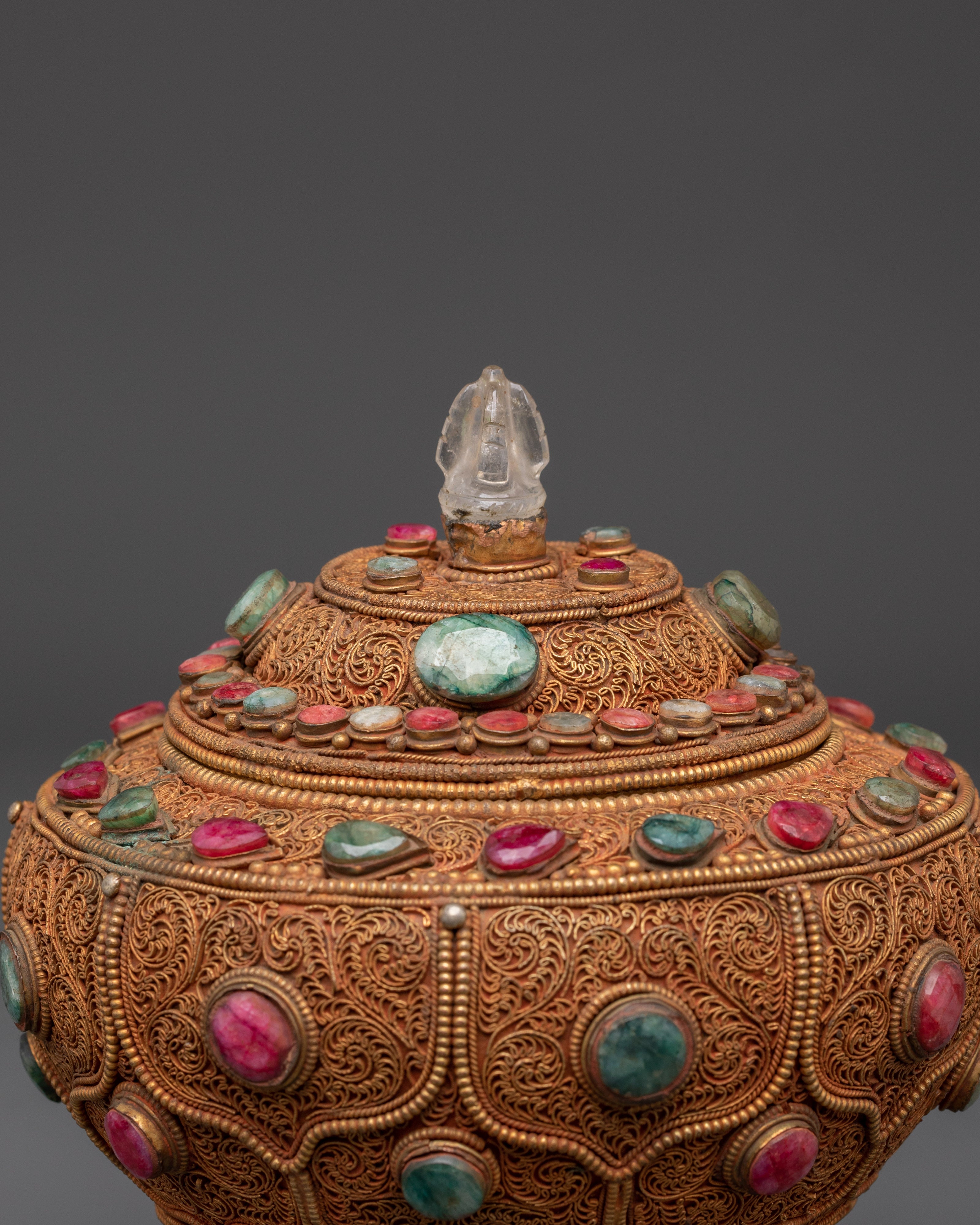 Rice Pot for Altar | Tibetan Meditation Decor