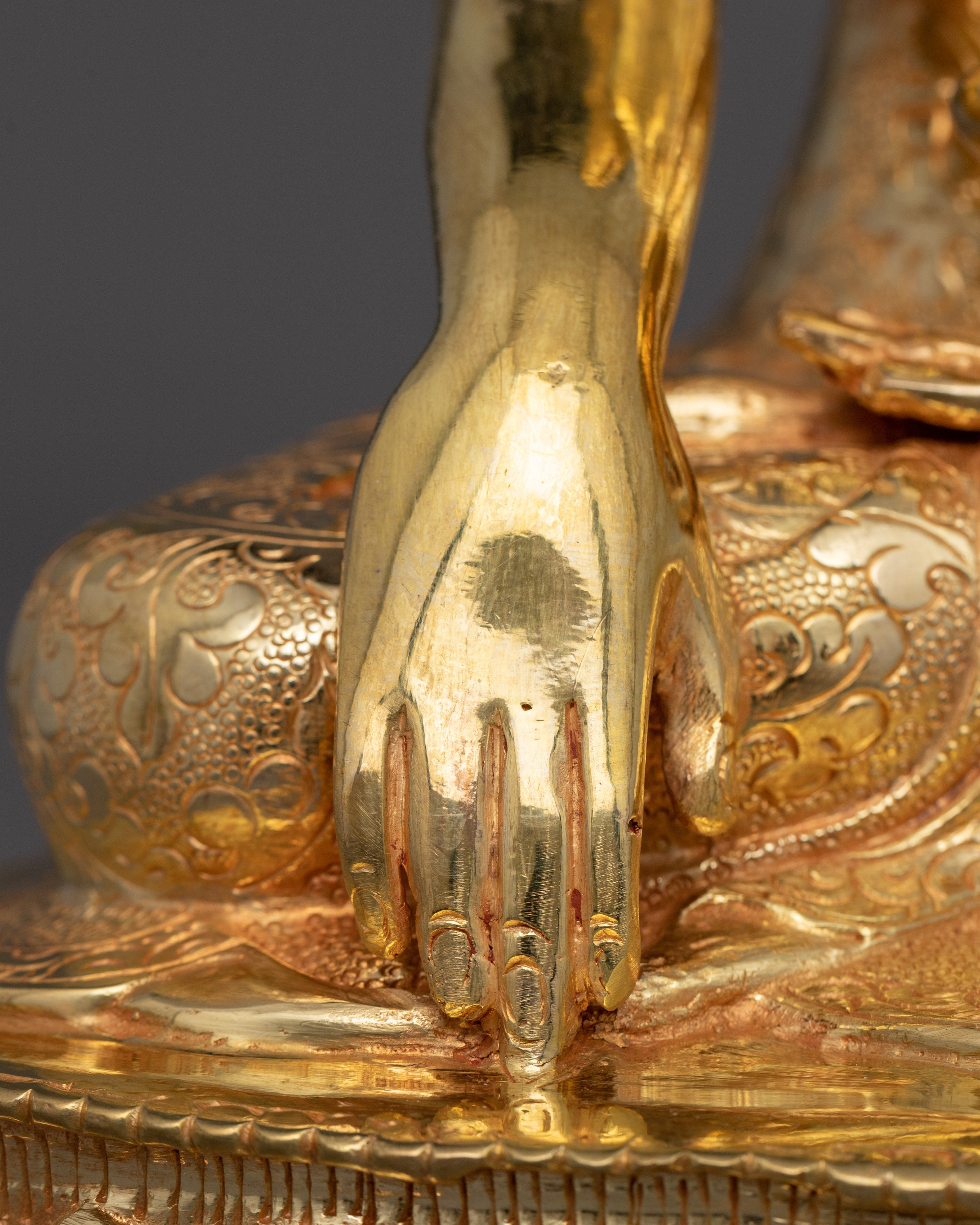 Shakyamuni Buddha Buddhist Shrine Decor | Enlightenment and Peace Statue