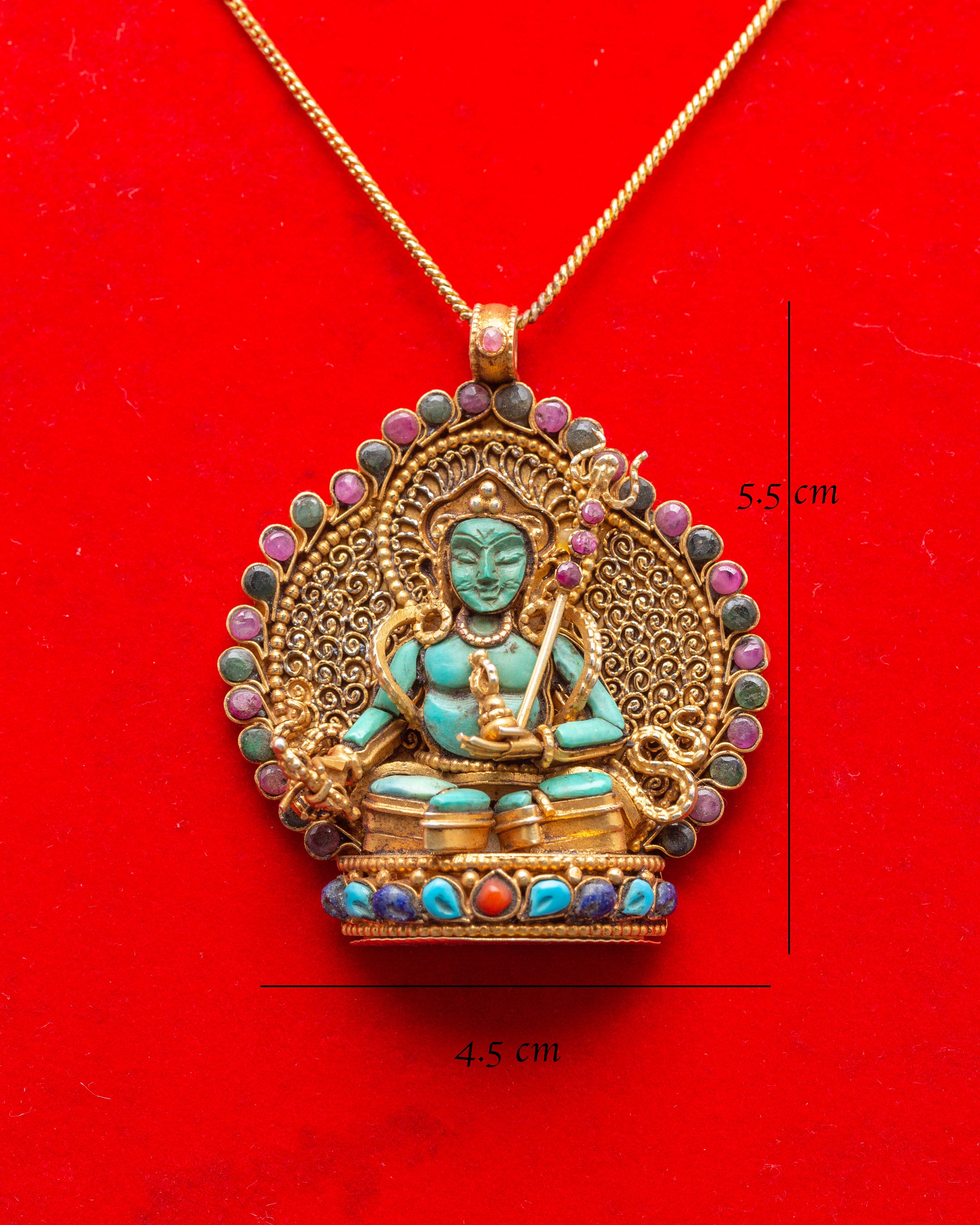 Guru Rinpoche Locket | Sacred Tibetan Buddhist Pendant