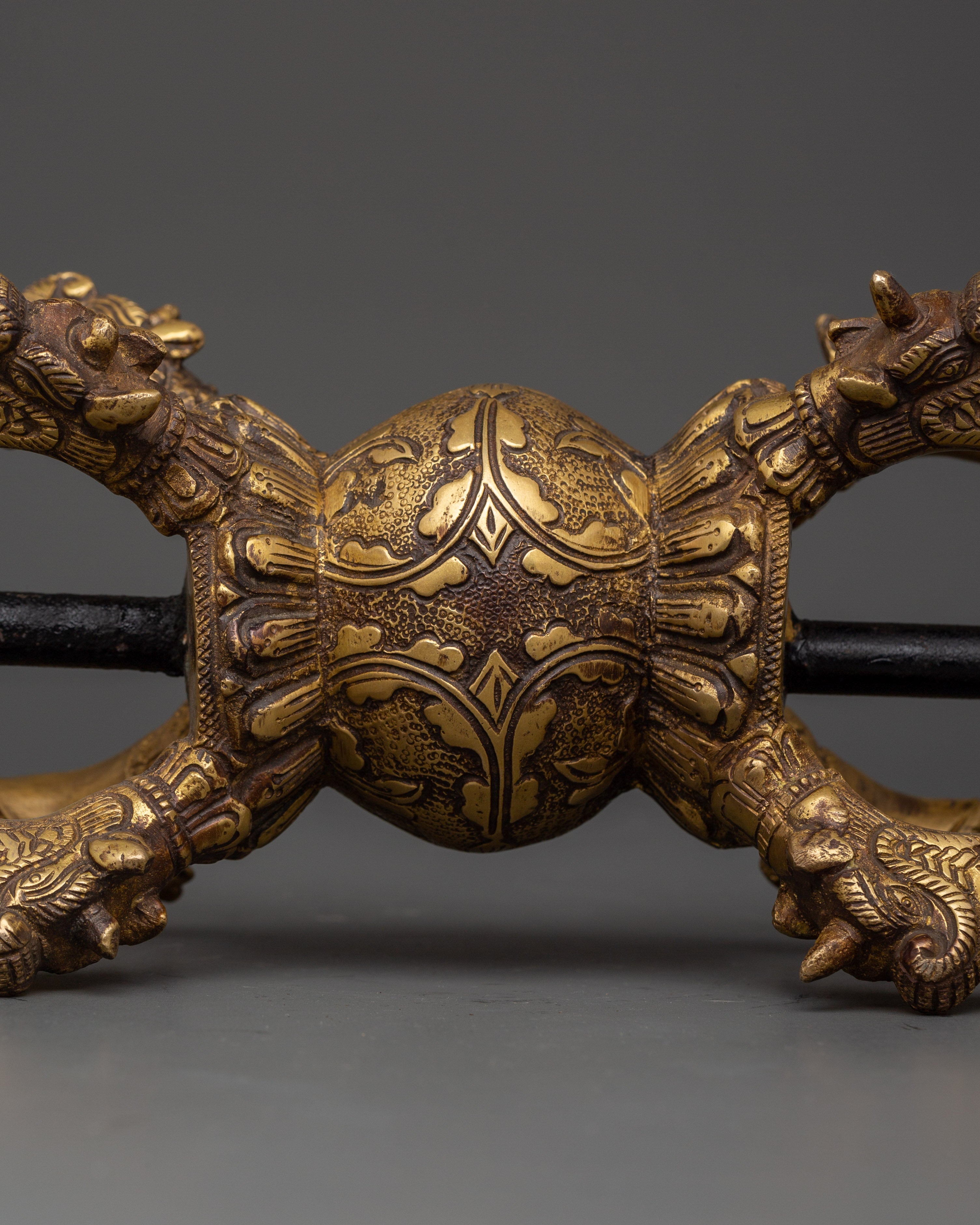 Brass Vajra Thunderbolt | Tibetan Buddhist Ritual Tool
