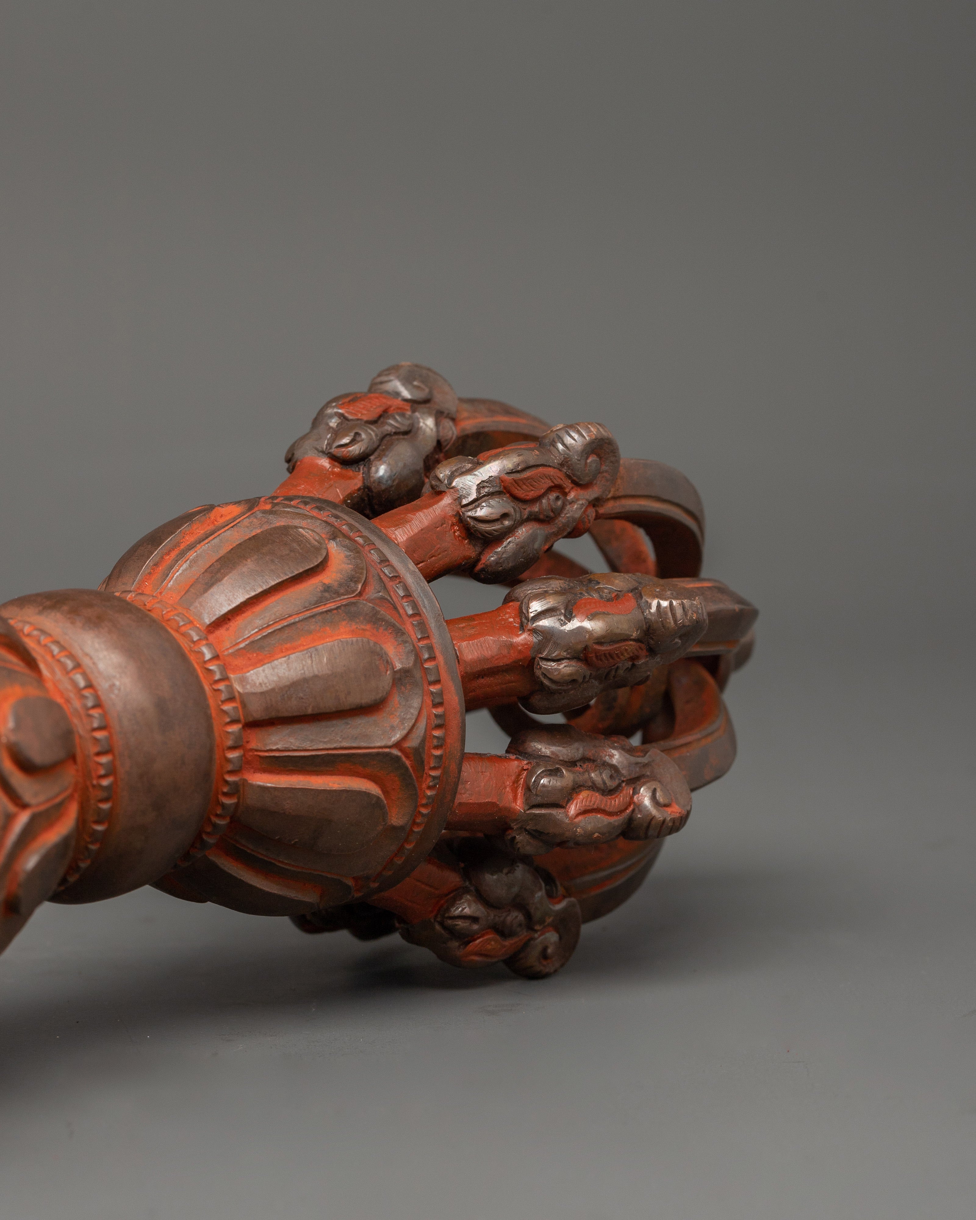 Iron Vajra for Shrine | Buddhist Ritual Item