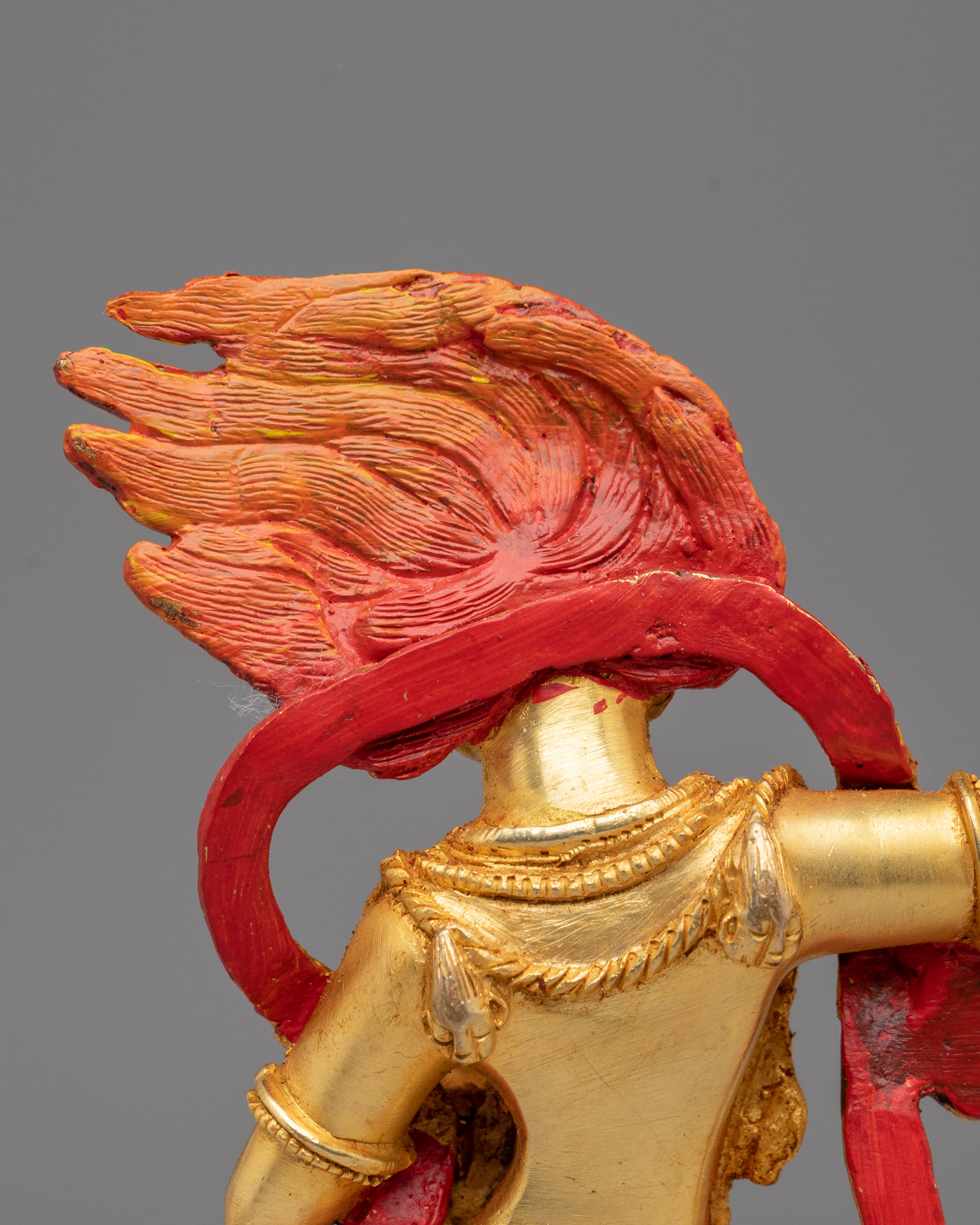 Handcrafted Simhamukha Buddhist Statue | Sacred Simhamukha Statue for Spiritual Practice