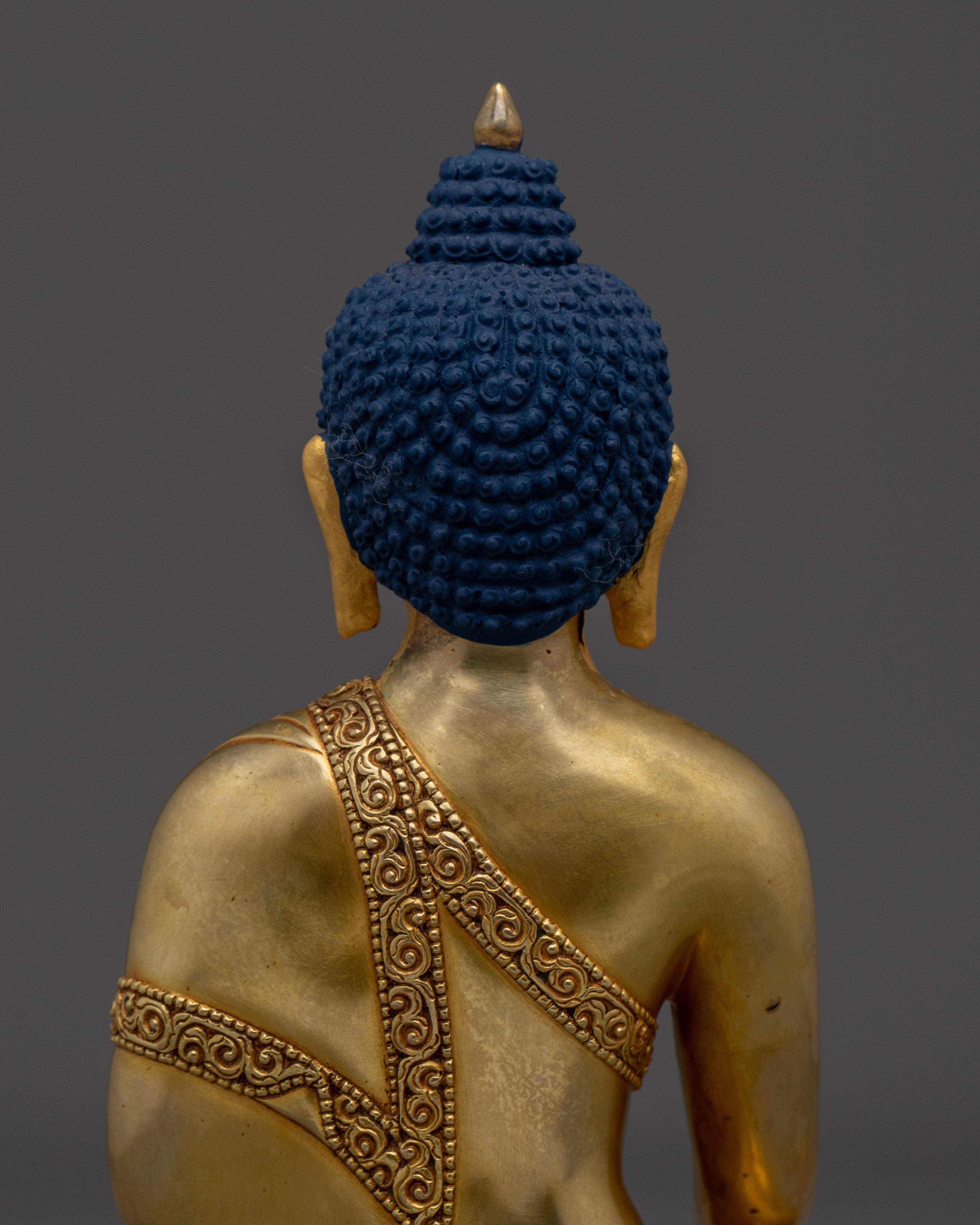 Handcrafted Copper Shakyamuni Buddha Art | Meditation Altar Decor