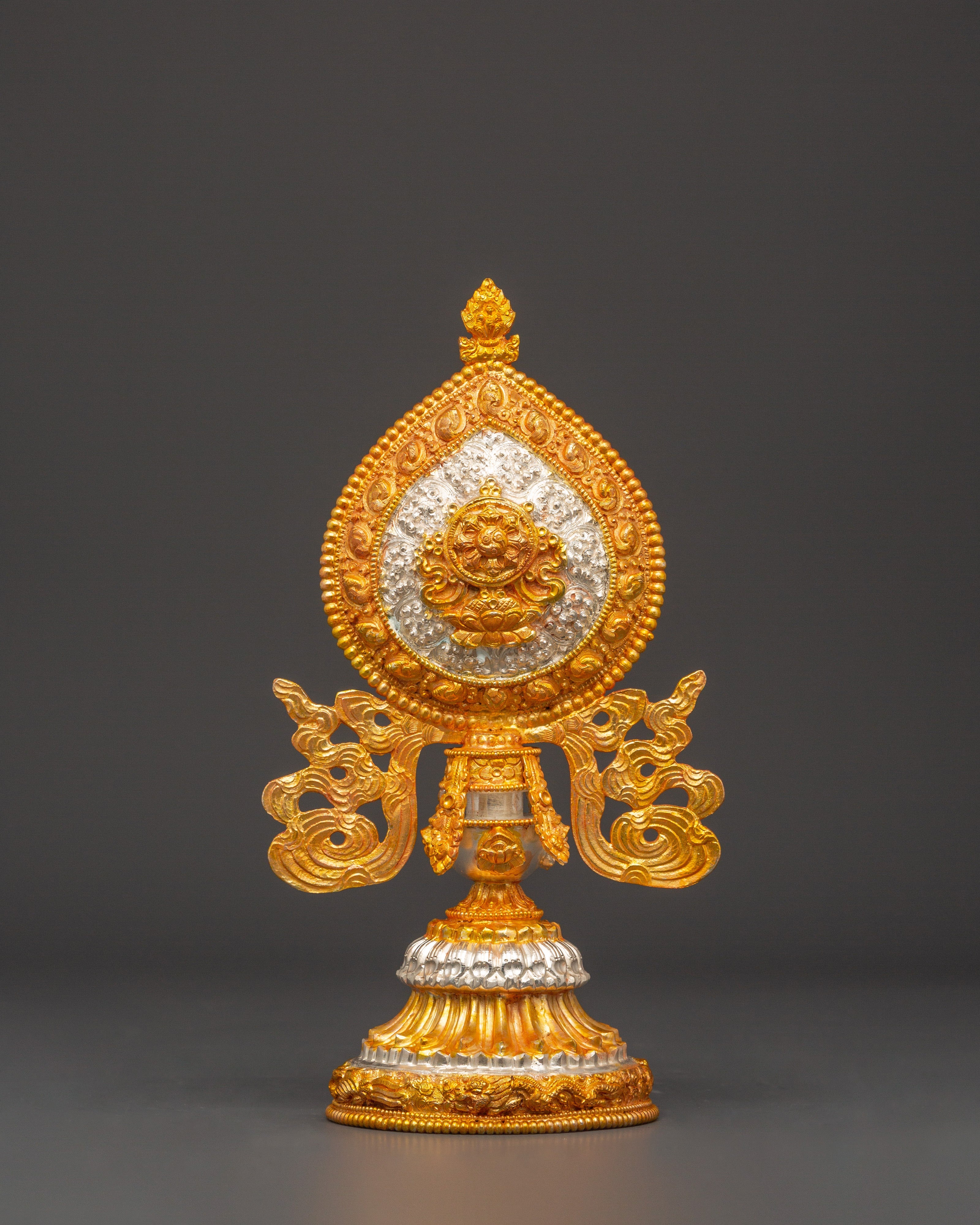 Tibetan 8 Auspicious Signs Set | Gold Buddhist Ashtamangala Symbols