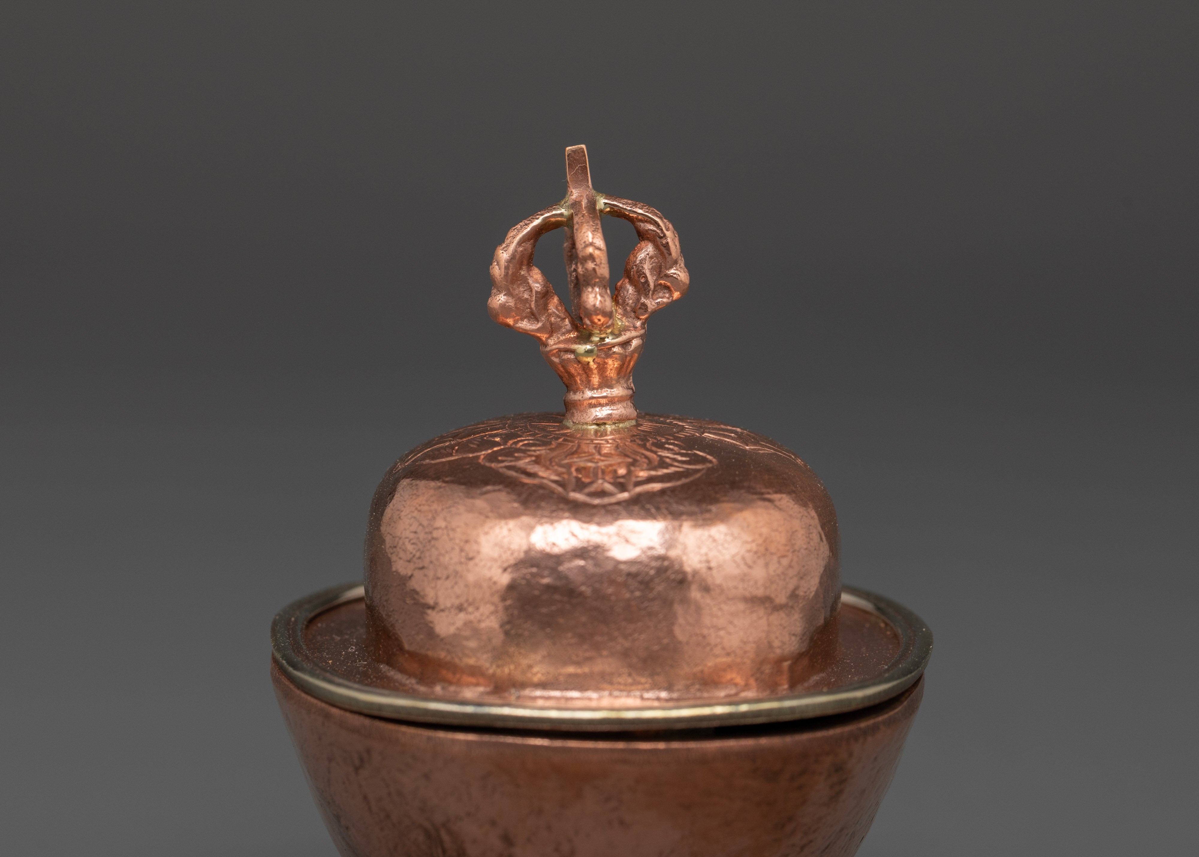 Handcrafted Buddhist Kapala Bowl | Sacred Ritual Offering Cup