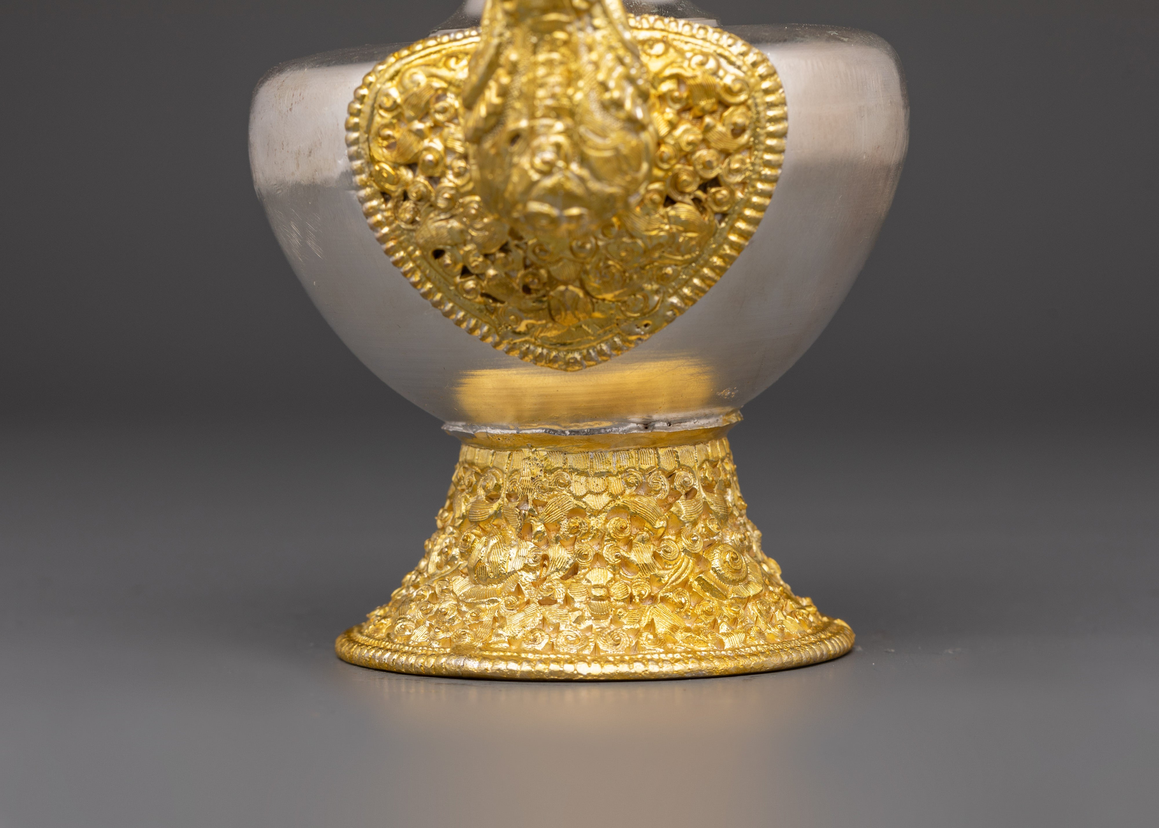 Handcrafted Copper Bhumba Ritual Water Vase | Tibetan Buddhist Ceremonial Tool