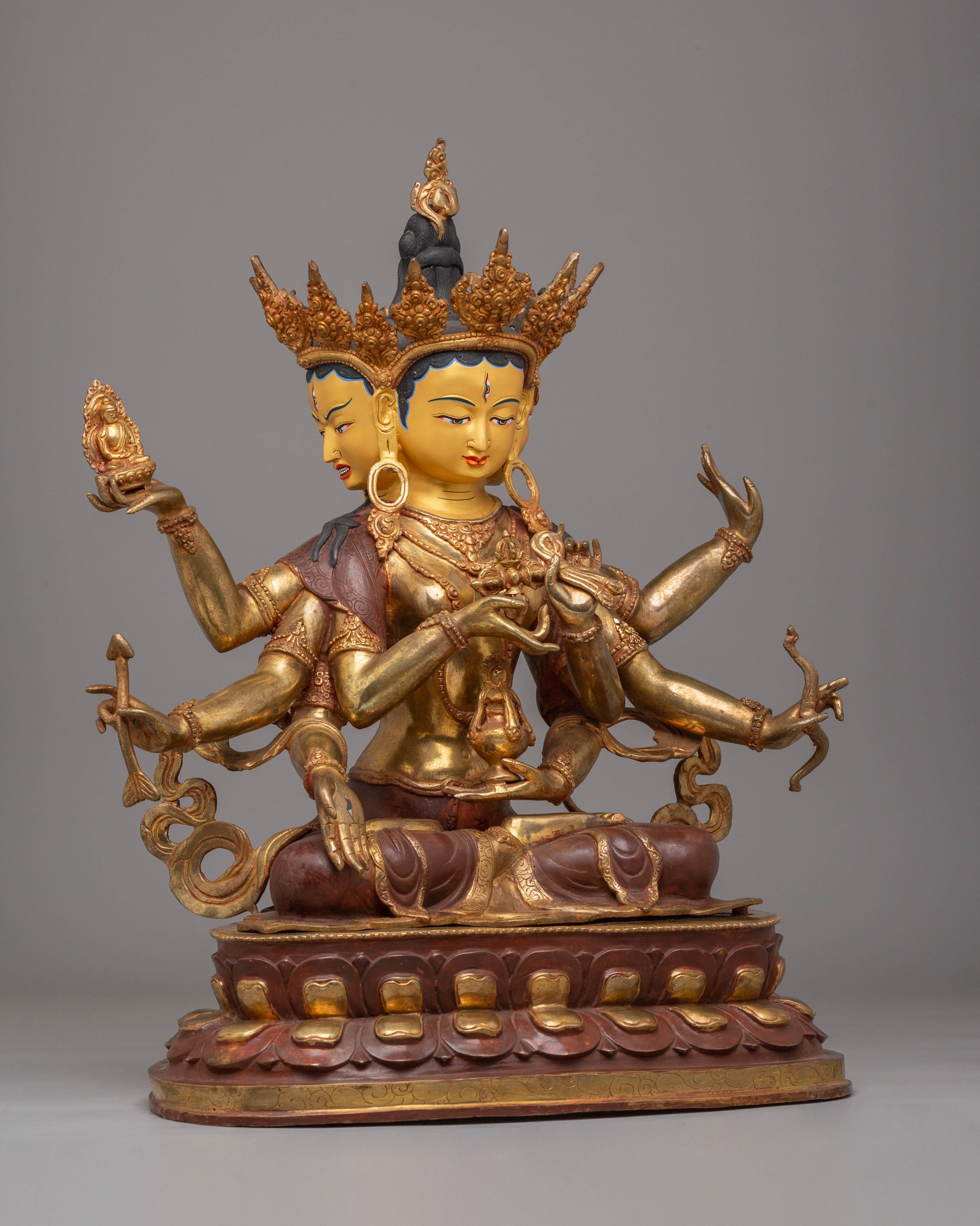 Handcrafted Namgyalma Copper Statue | Serene Dakini Figurine