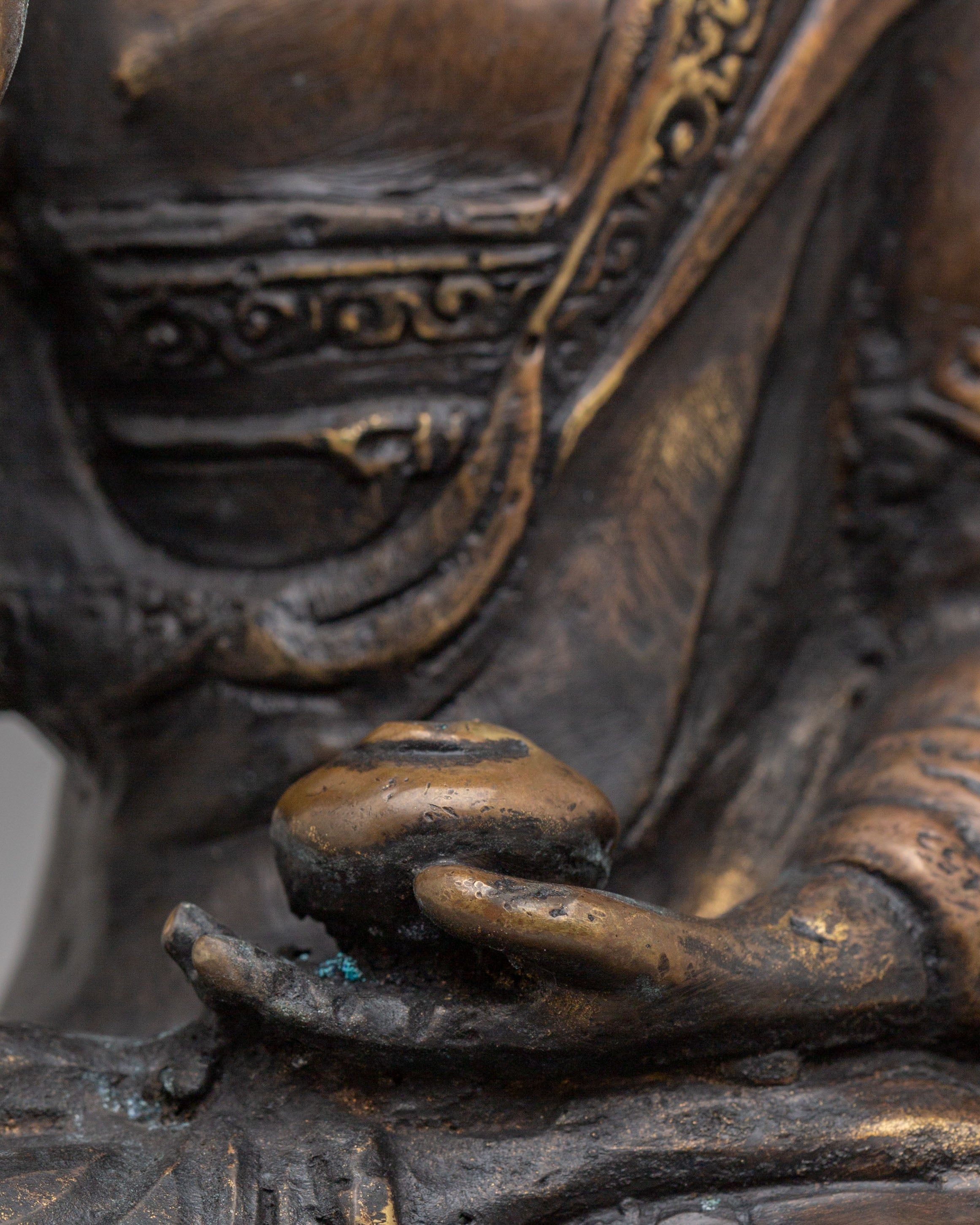 Amogasiddhi Meditation Deity Statue | Himalayan Buddhist Art