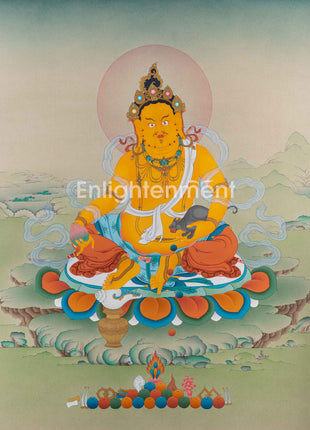 Dzambhala Thangka