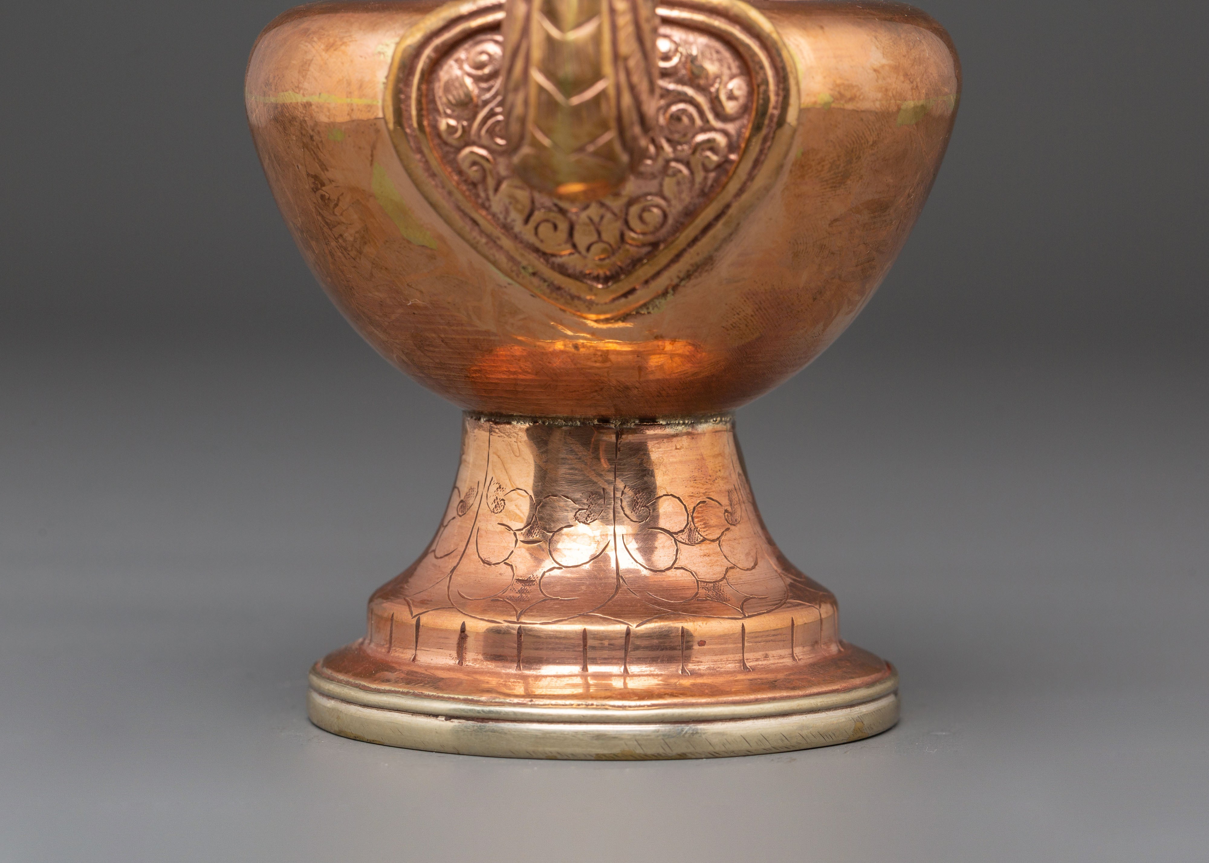 Copper Bhumba for Offerings | Sacred Buddhist Ritual Vase