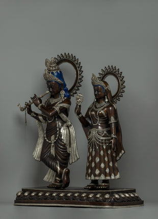 Statue of Lord Krishna and Radha | Divine Love Embodied in Krishna Radha Sculpture